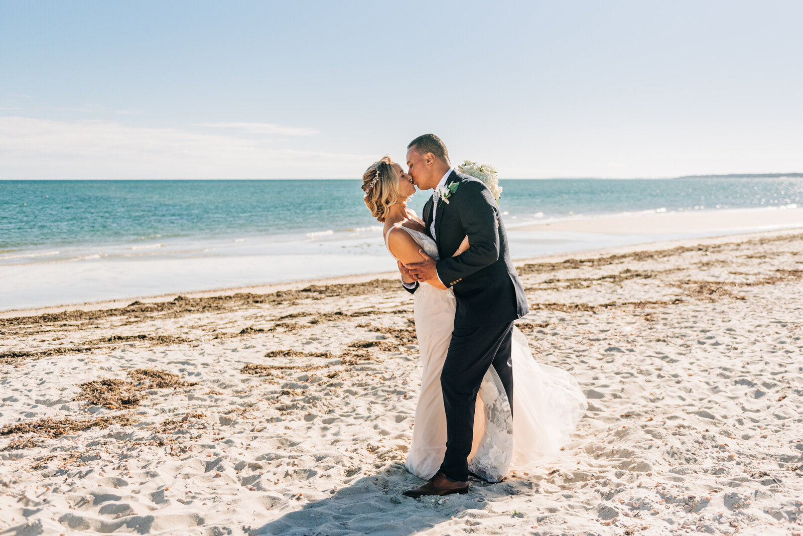 photo of a couple on the beach in florida