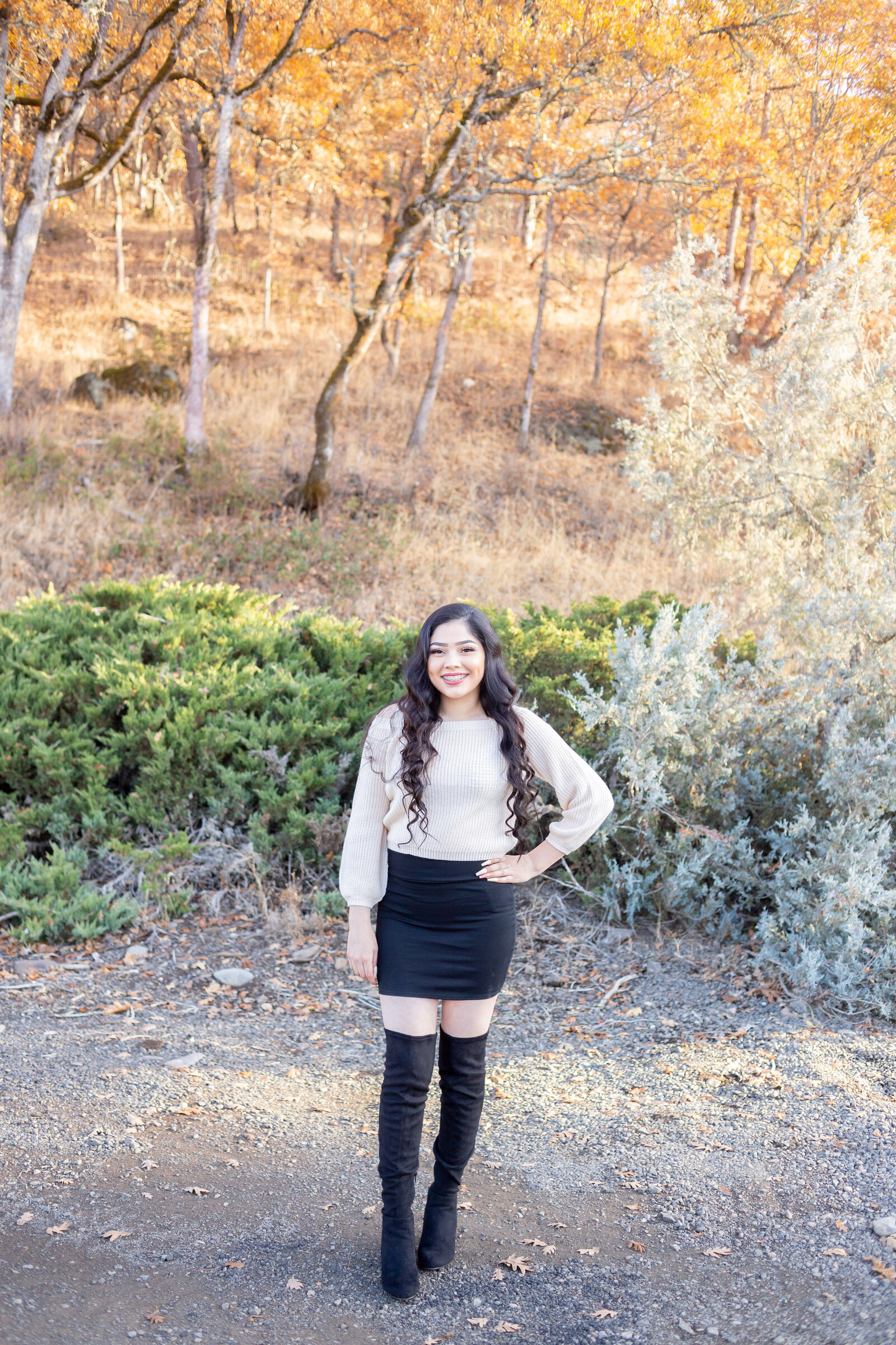 Seattle Wedding Photographer captures girl standing during Seattle Senior Photography session