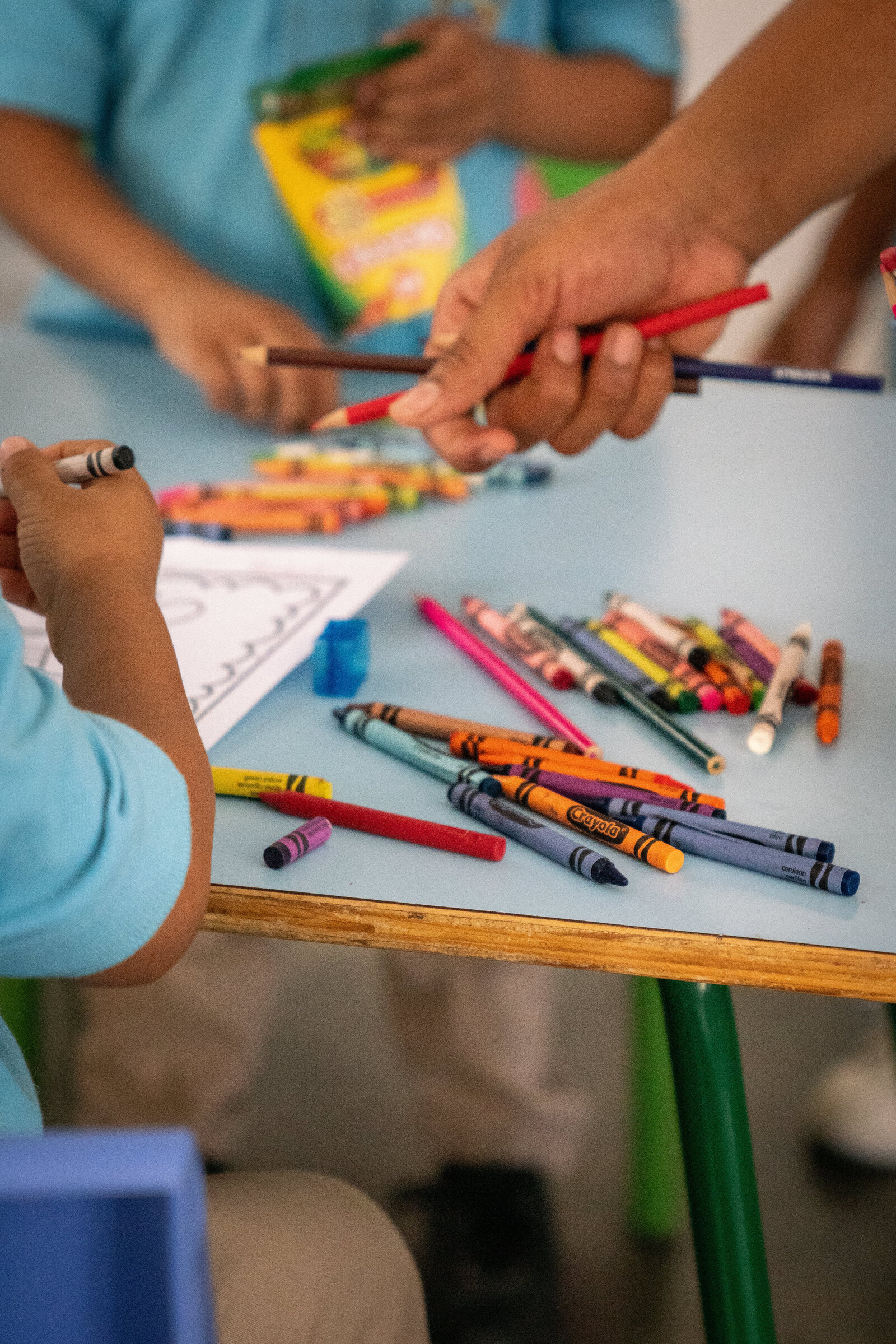 Volunteers helping communities