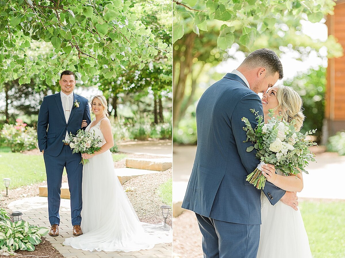 Mint Green & Navy Summer Wedding at Pear Tree Estate | Champaign, IL_0019