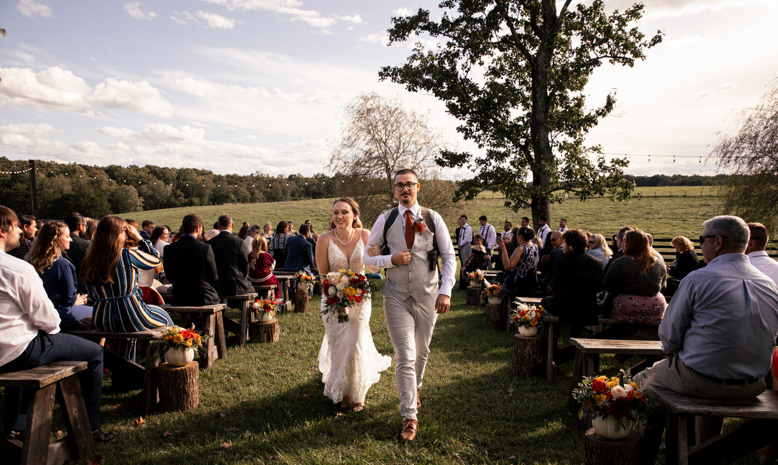wedding exit