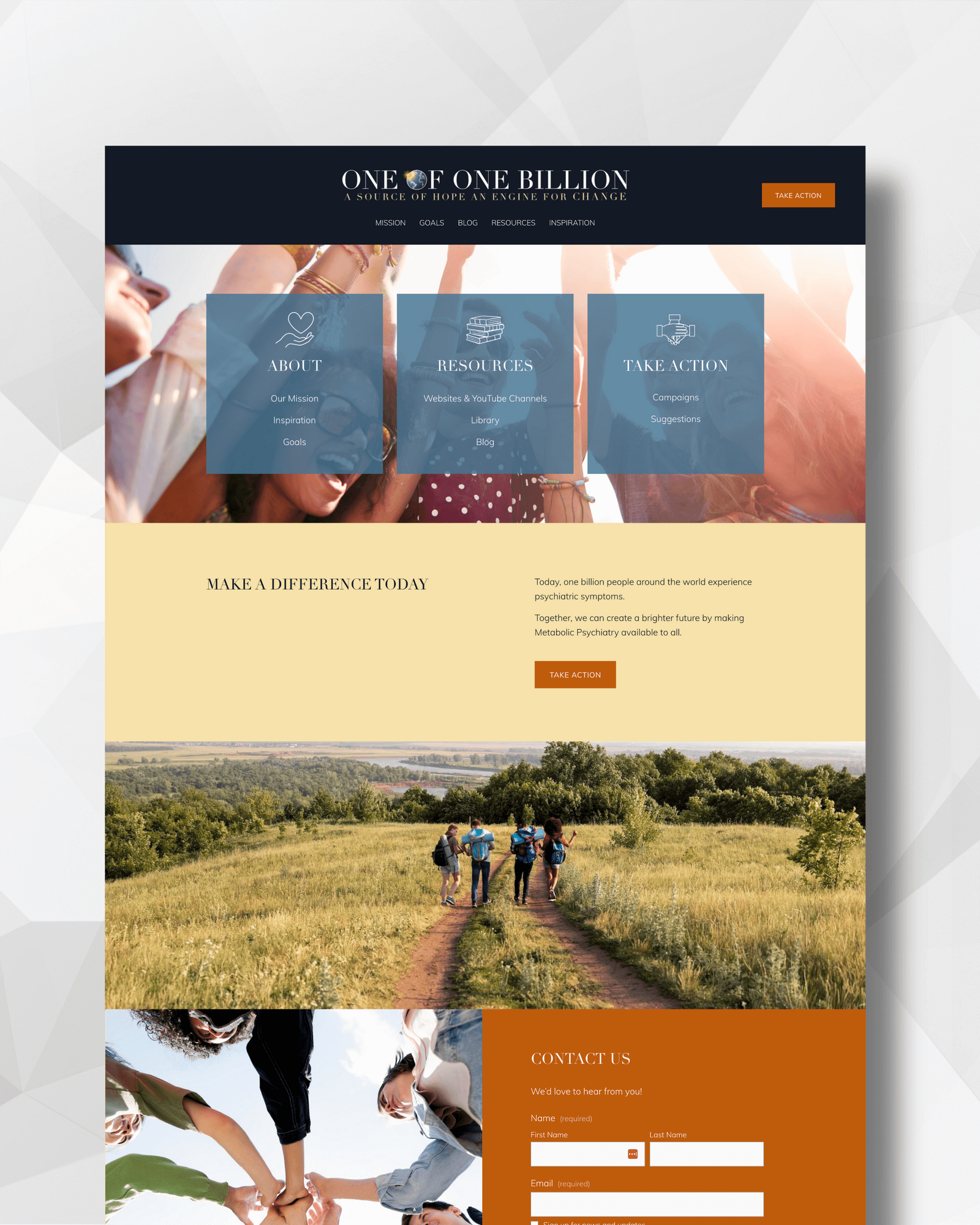 Mental Health Website Design