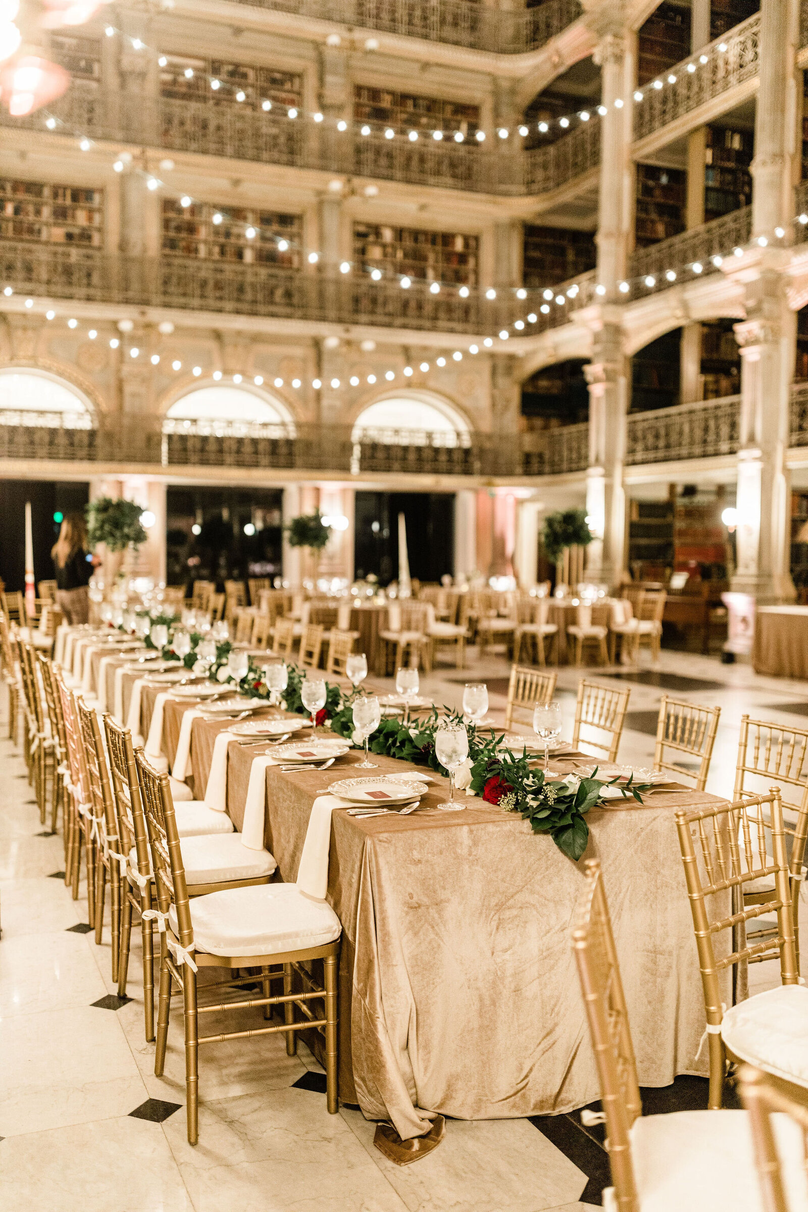 reception Space | The Peabody Library Baltimore MD | The Axtells Photo and Film