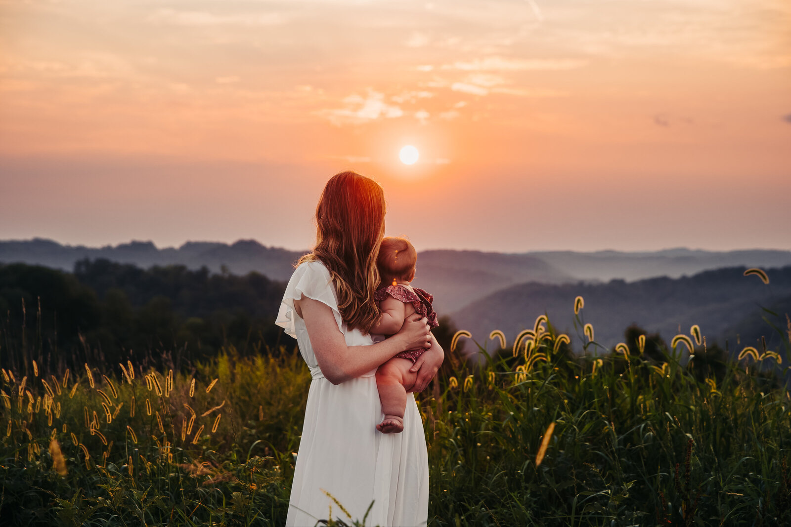 Sunset Motherhood Photography