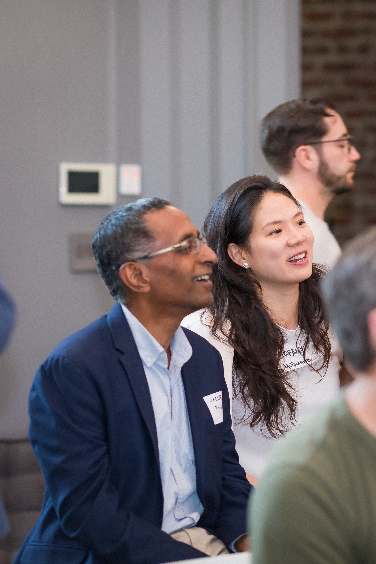 Tech and creative leaders connecting during the ACTS 17 Holy Shift evening.