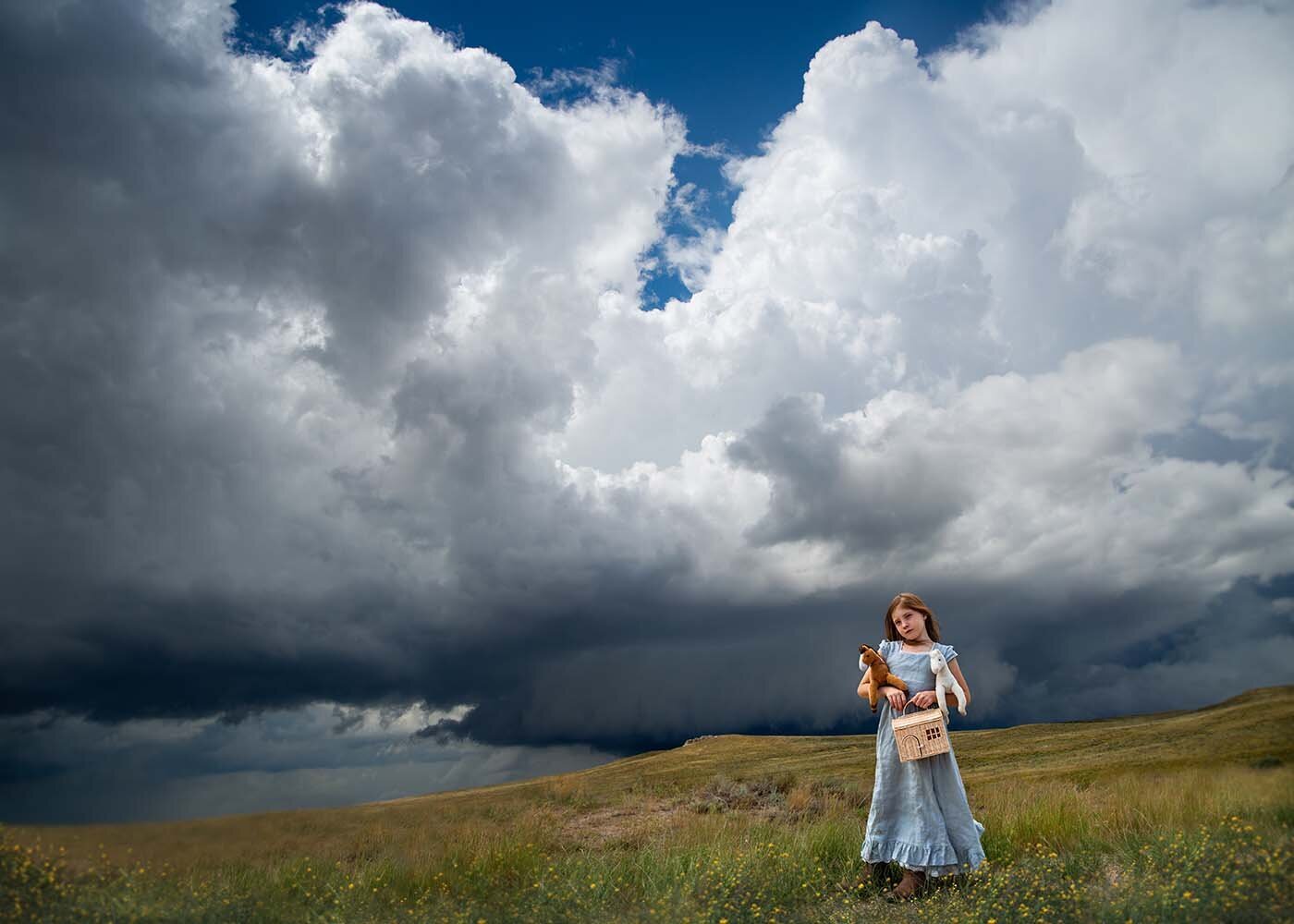 big-sky-clouds-castle-moody-light-girl-timelss-photographer-west-colorado