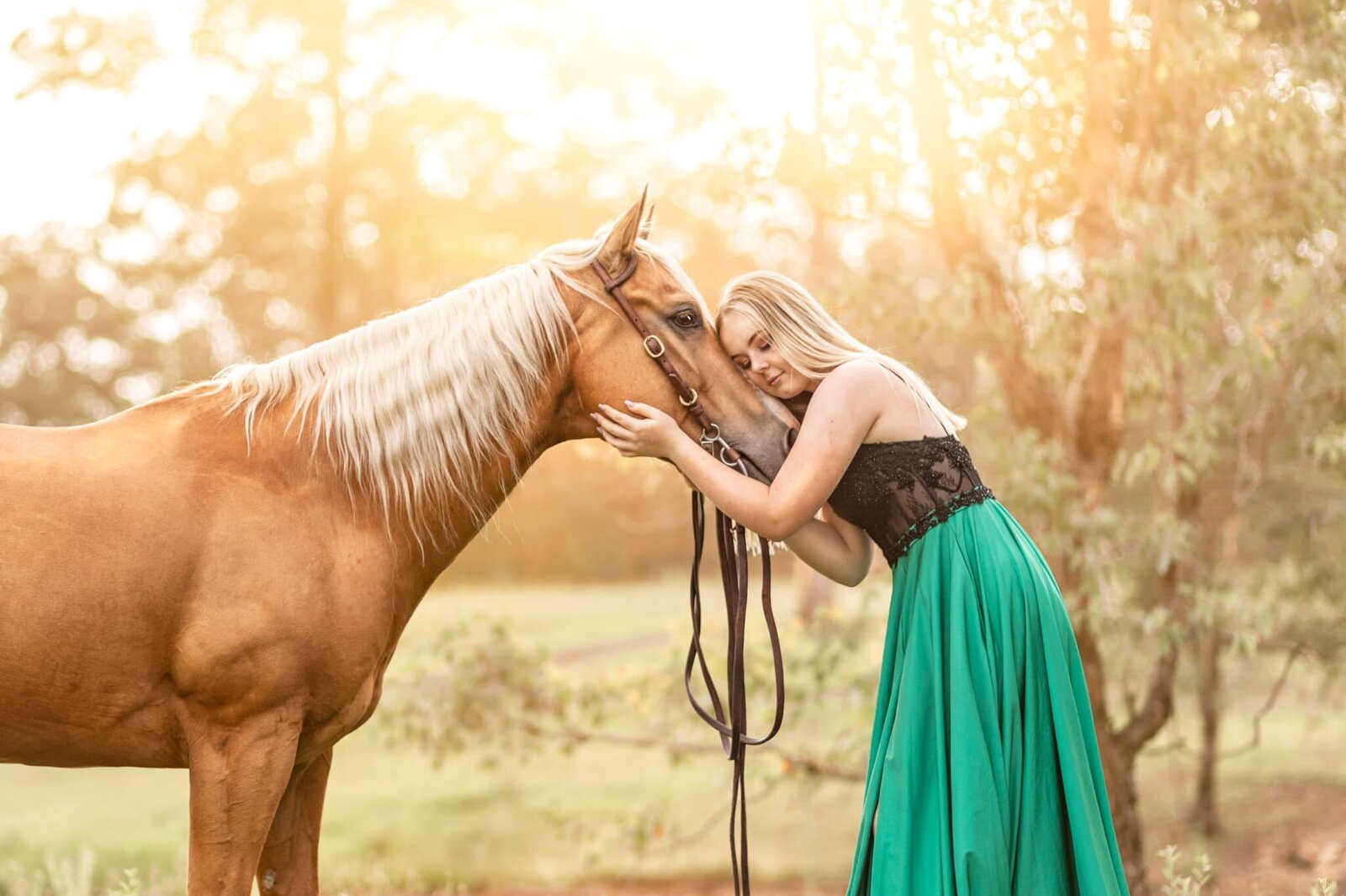 (43). Horse and owner intimate moment Half Steps Photography