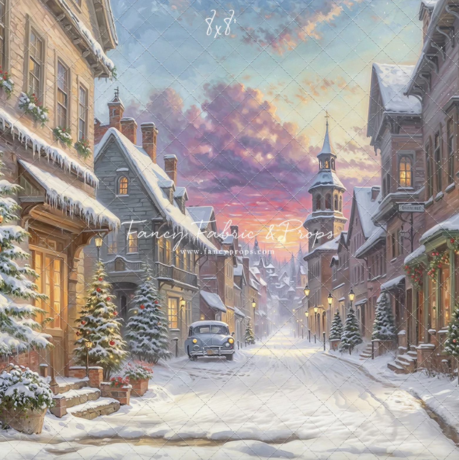 winter glow on heritage lane