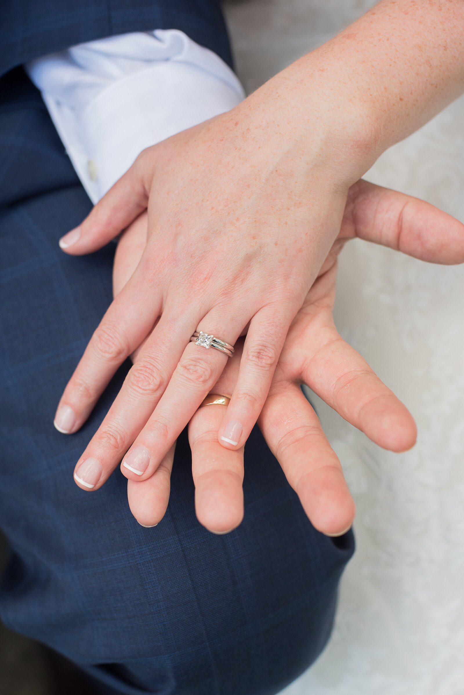 St SImons Island Epworth wedding rings hands bride groom husband wife
