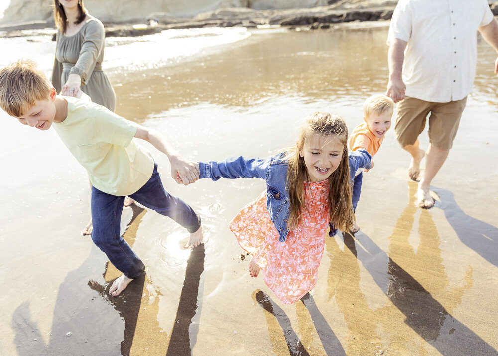 pacific city beach family photos