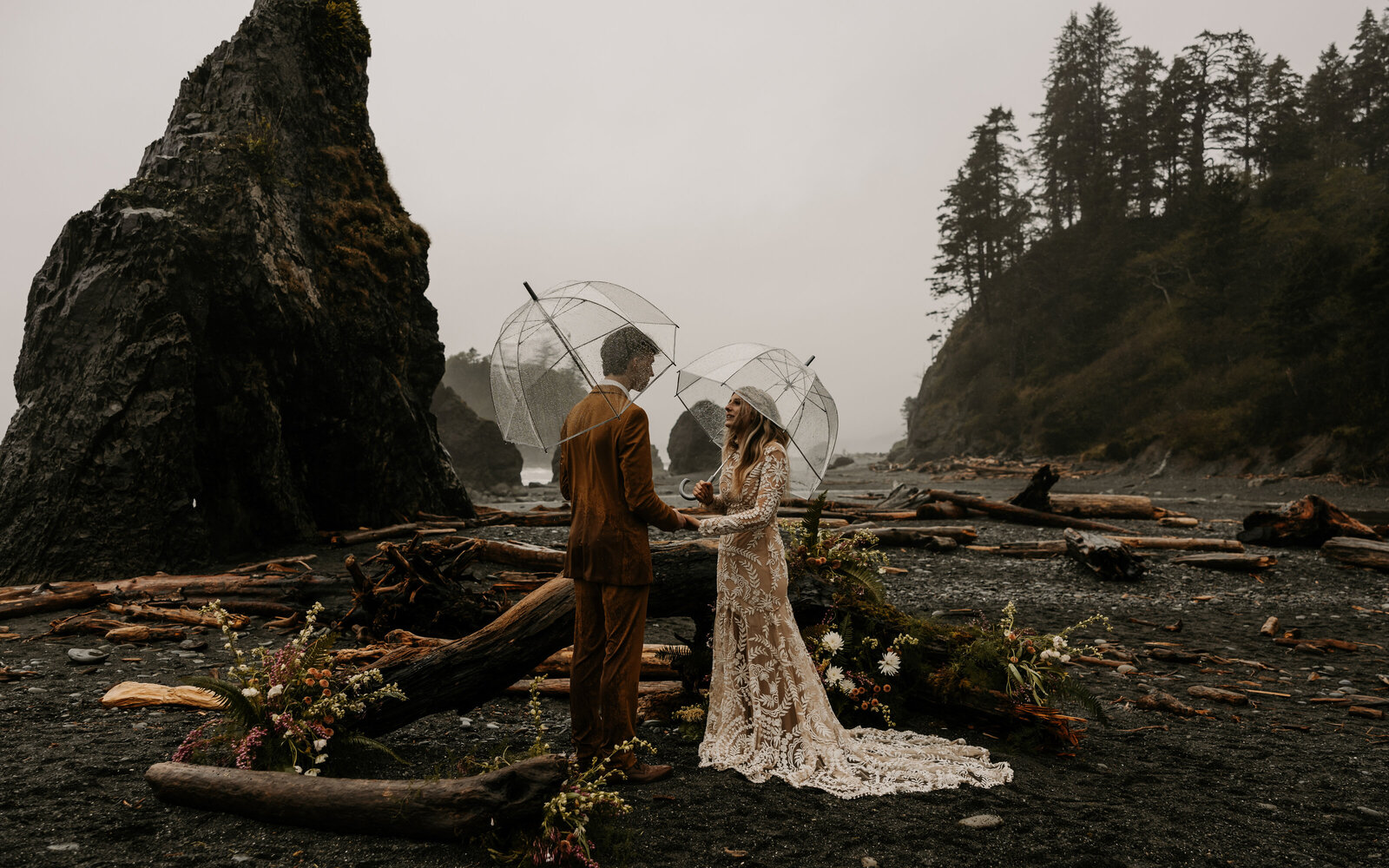 cinematic tofino elopement by banff elopement photographer danielle boulger photography