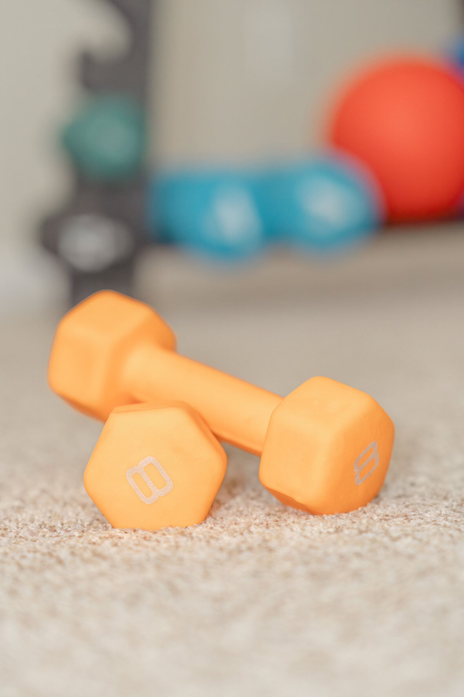 weights during branding pictures in Chantilly,VA