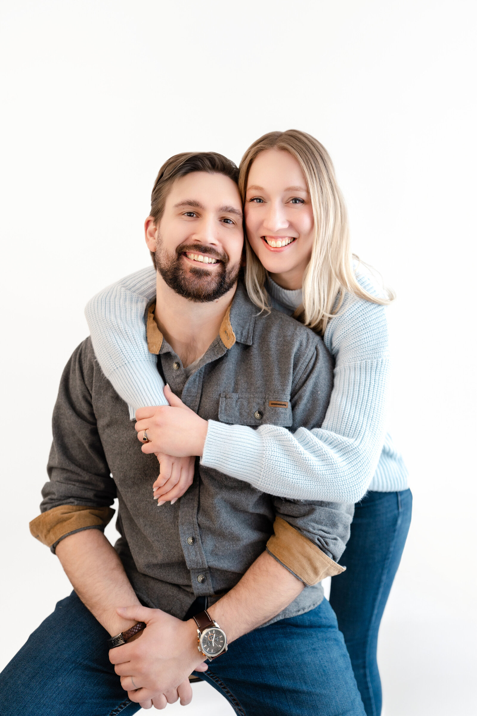 upper peninsula engagement session