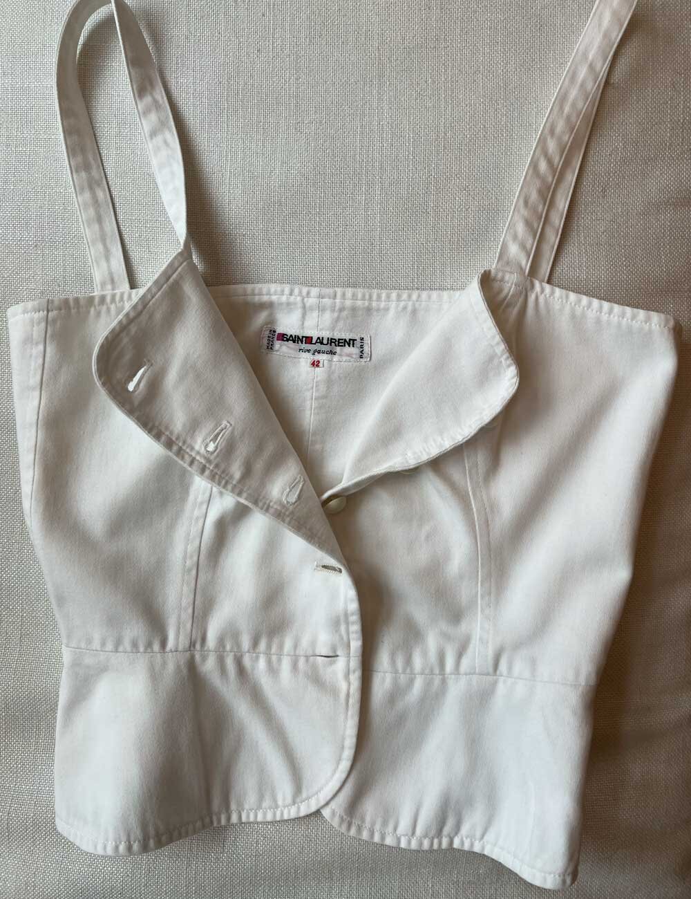 YVES SAINT LAURENT rive gauche　ジレ　ベスト YVES SAINT LAURENT rive gauche ジレ ベスト