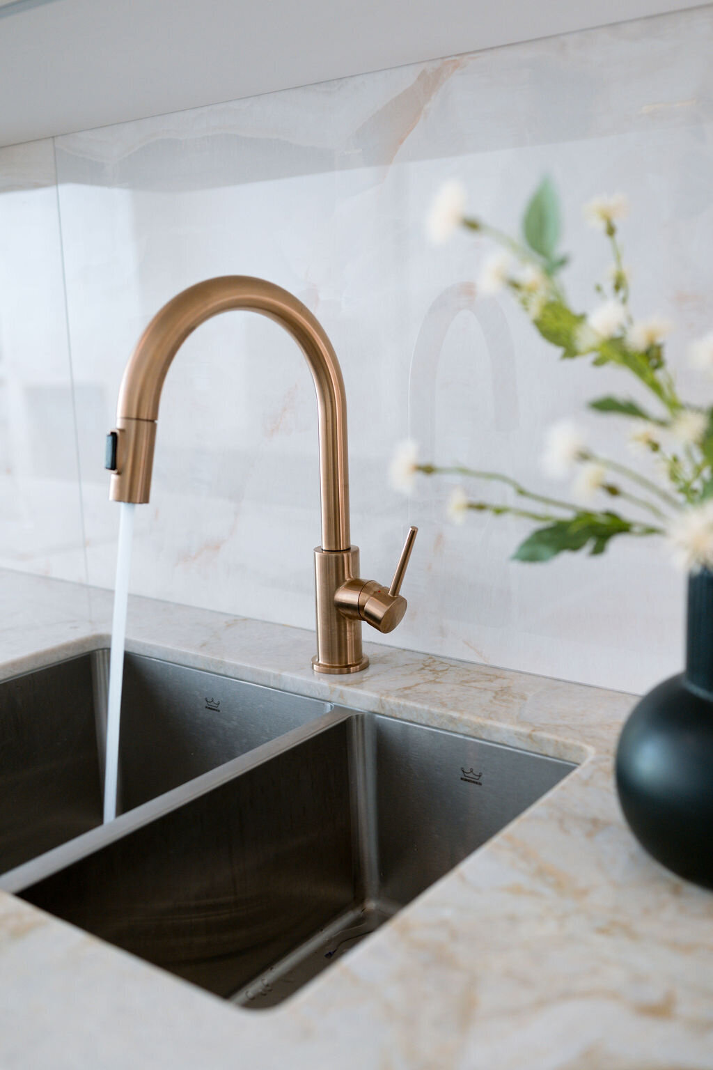 modern-gold-kitchen-faucet-tajmahal-Vancouver-AlignID