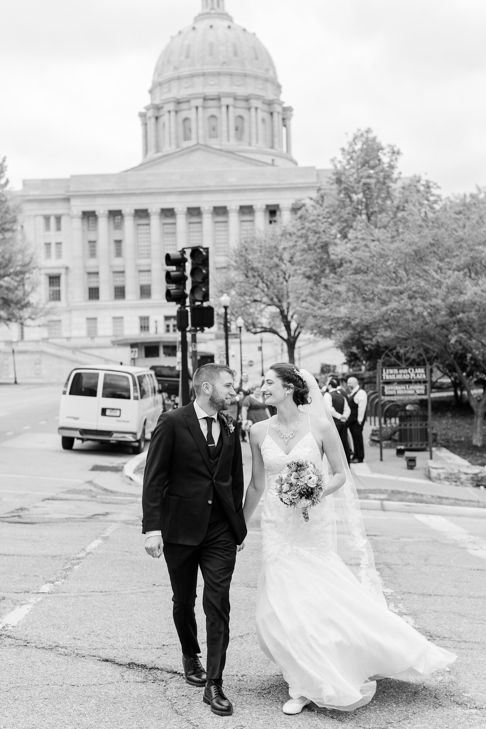 Jefferson City Capitol wedding photographer