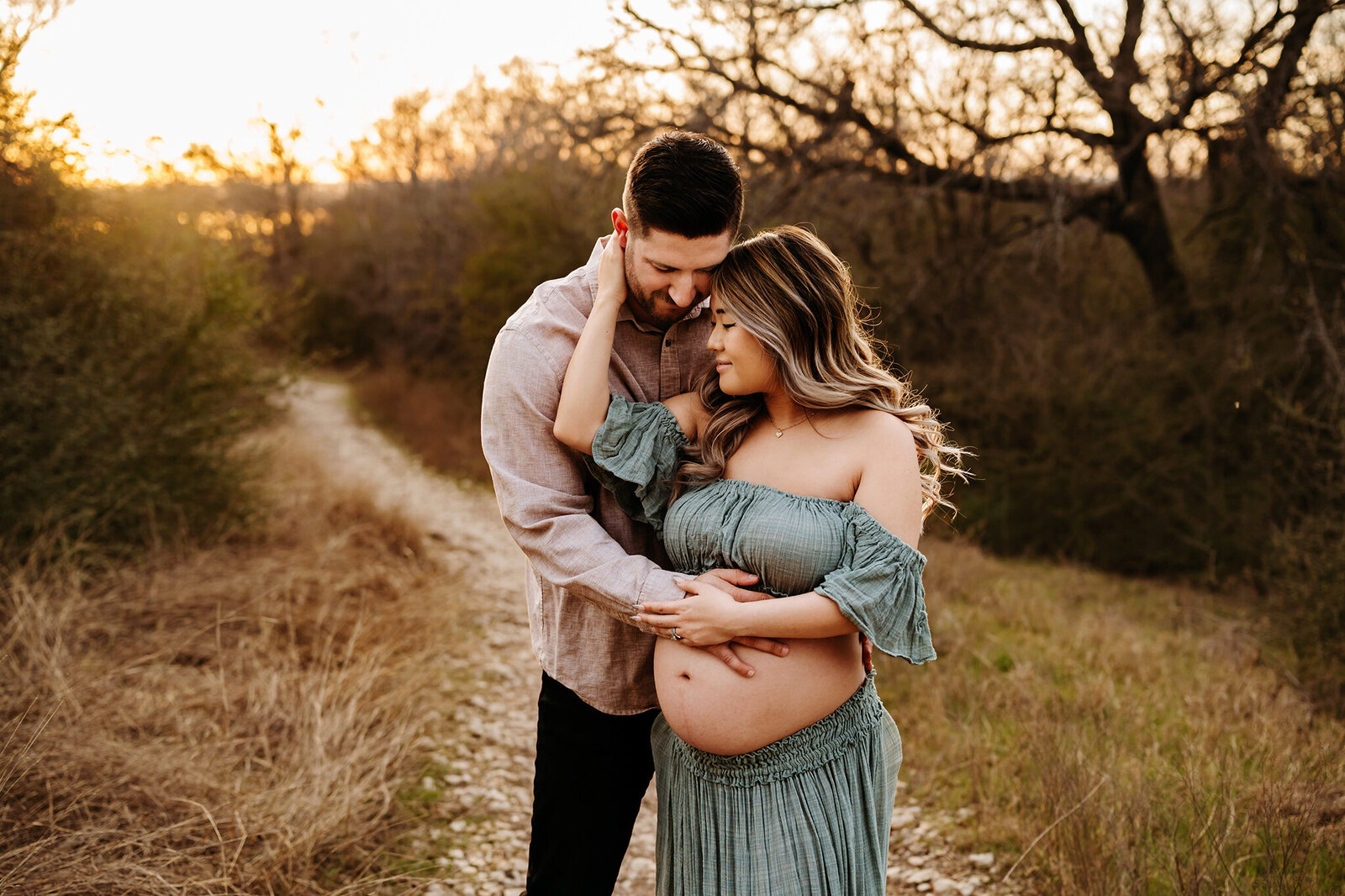 Their first baby is on the way and capturing these moments are the best to remember. Beautiful location in the Fort Worth Texas area 