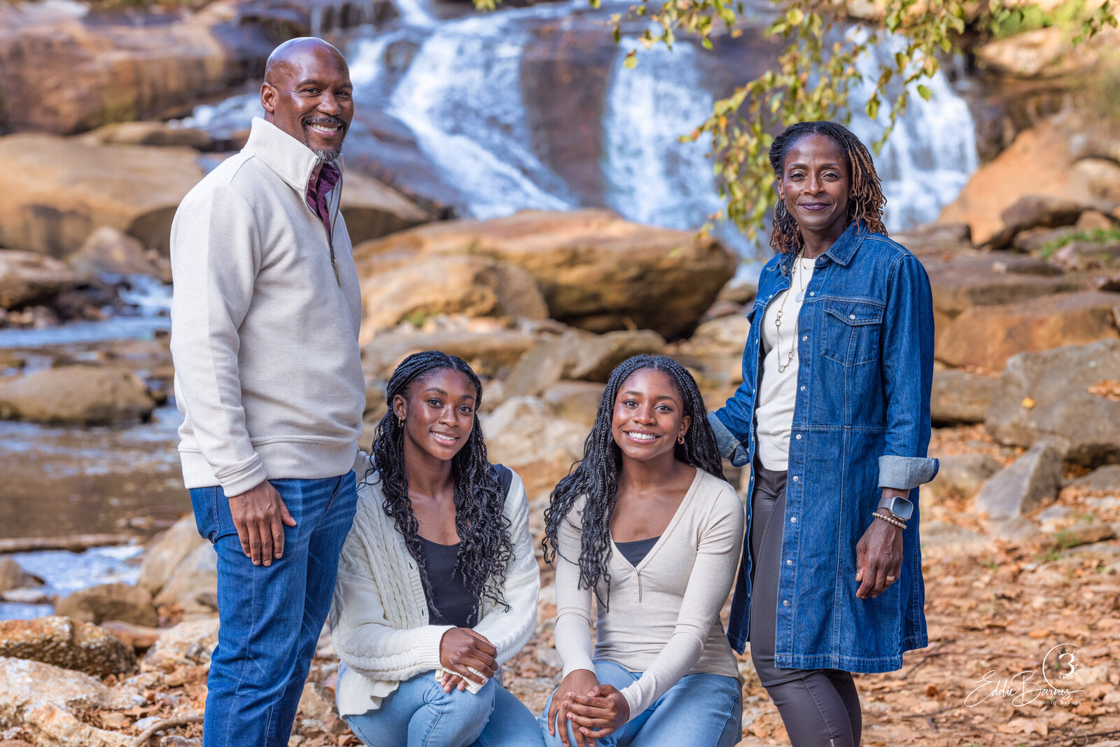 Serene outdoor family photography in Greenville SC.
