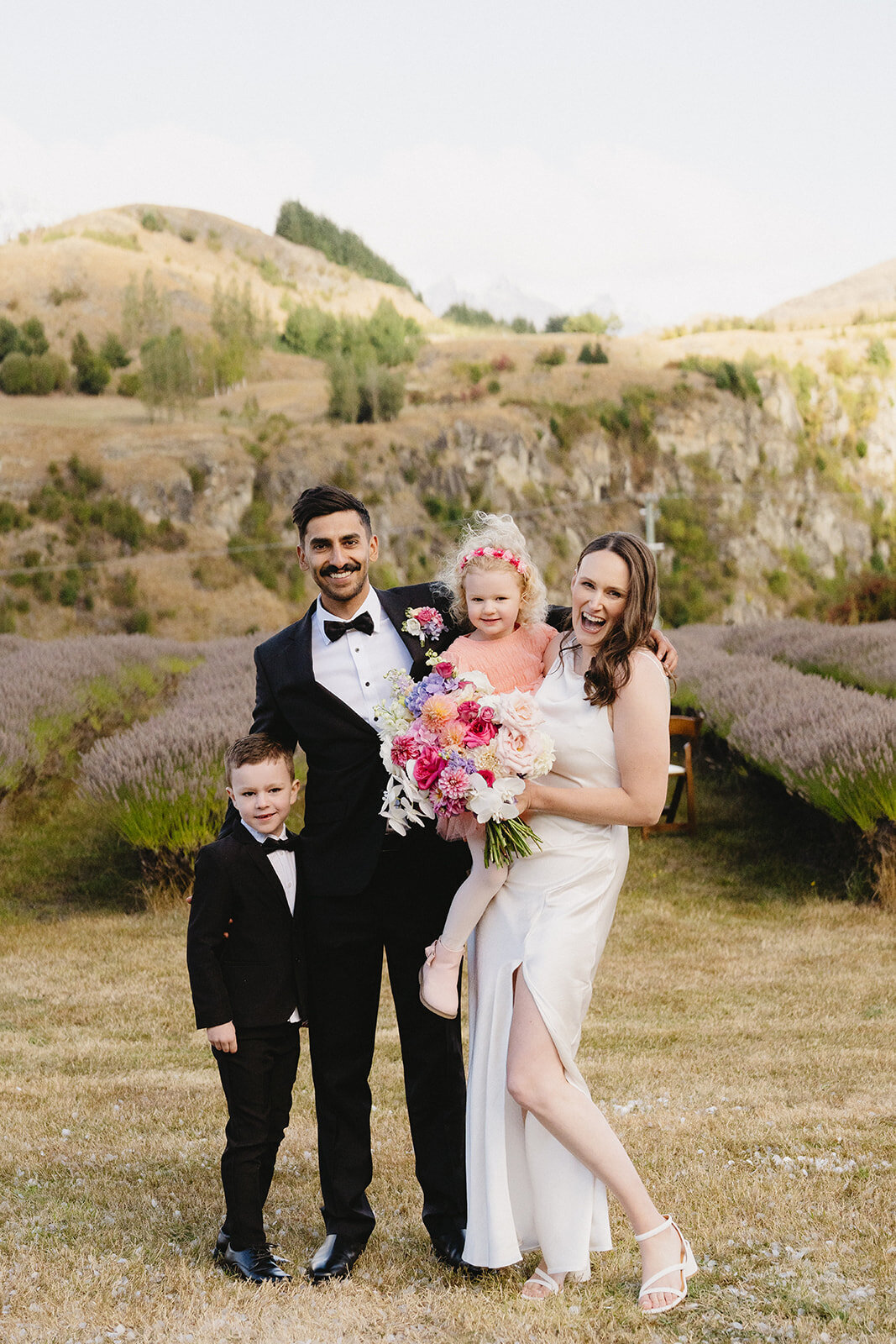 Wedding at Ben Lomond Lavender Farm