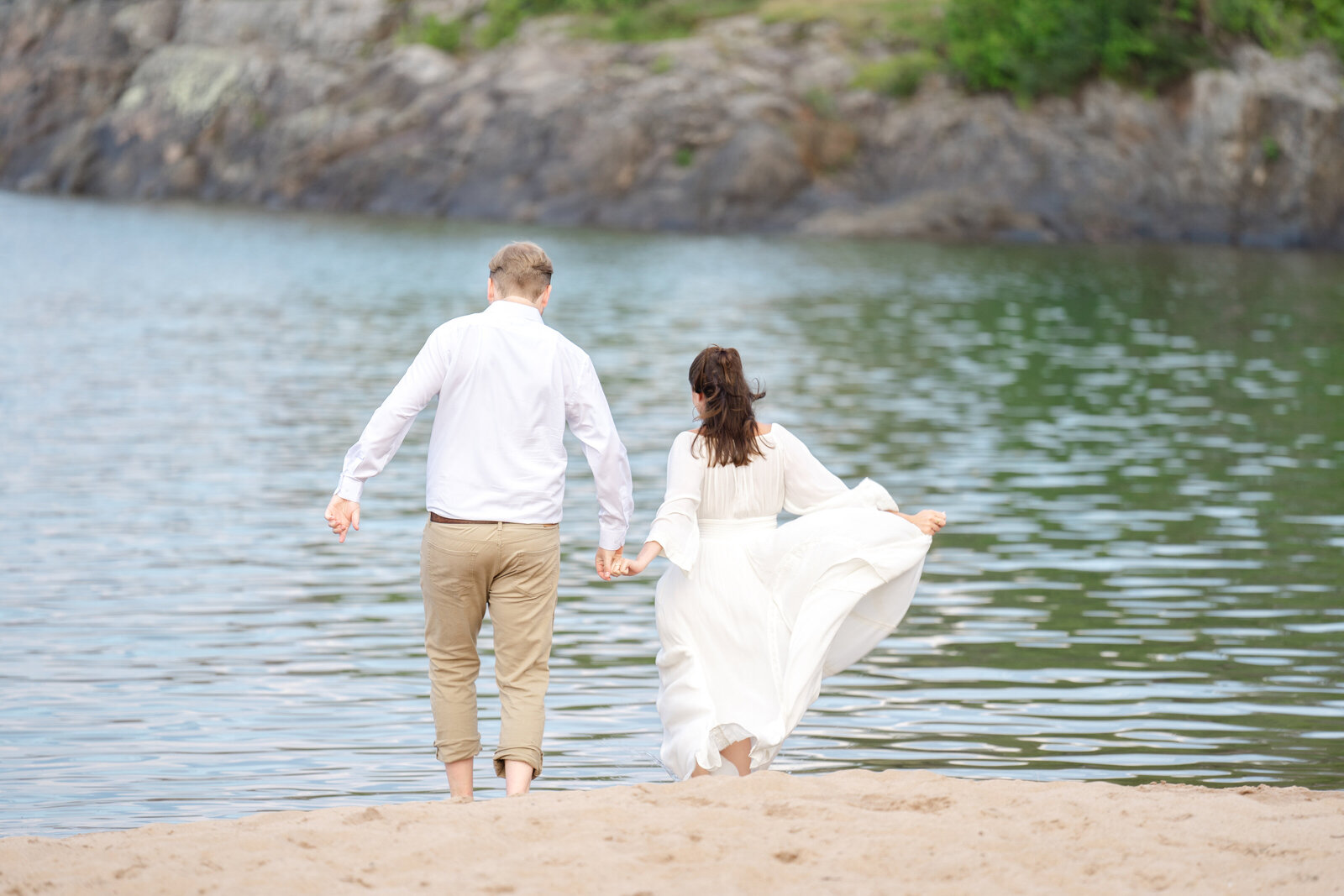 mccartys cove marquette engagement session