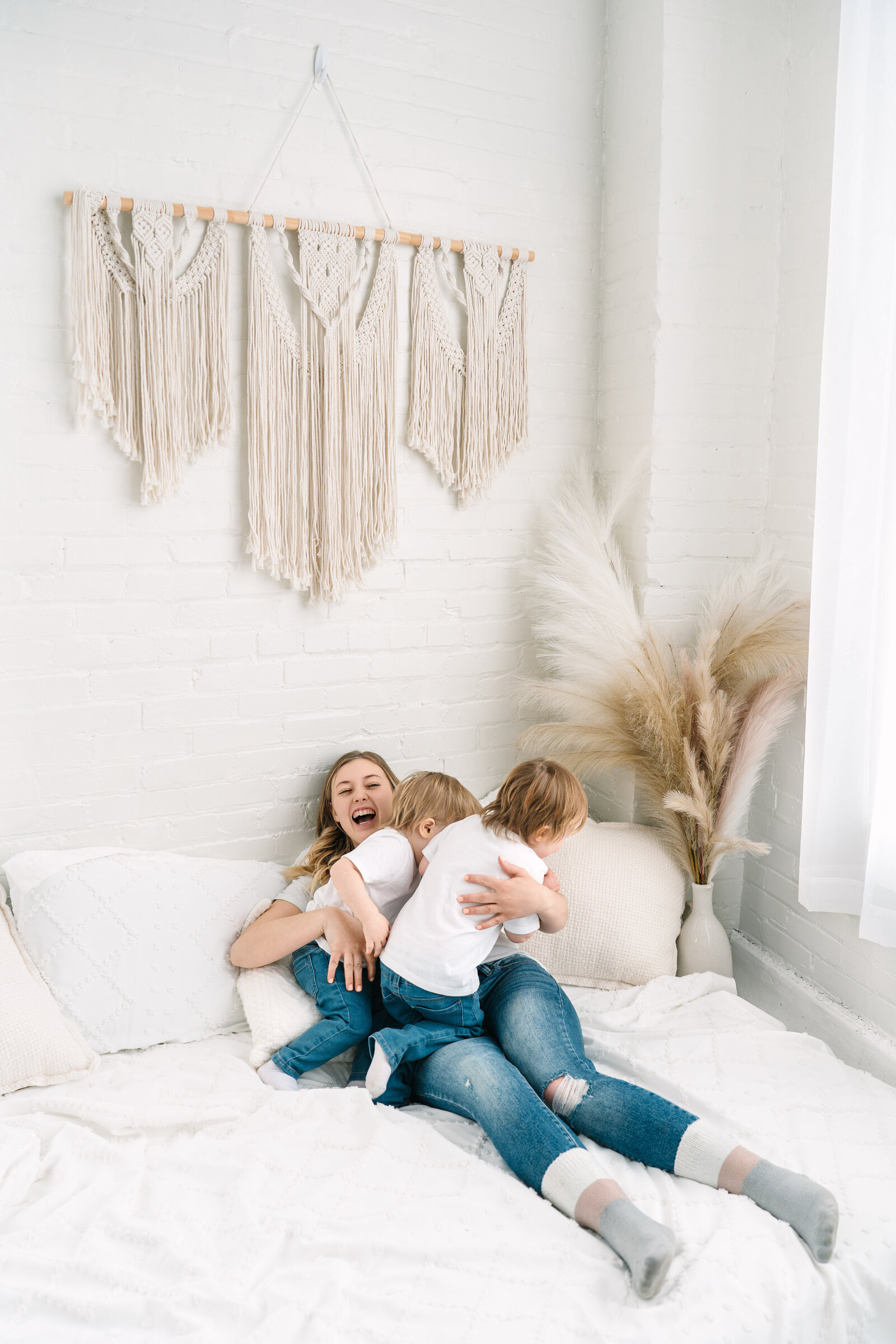 upper peninsula family photography session in iron mountain
