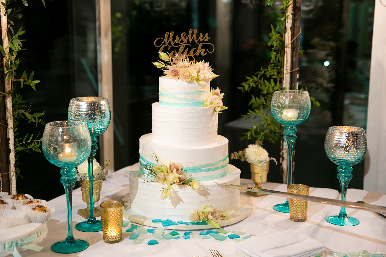 cake table at the dana