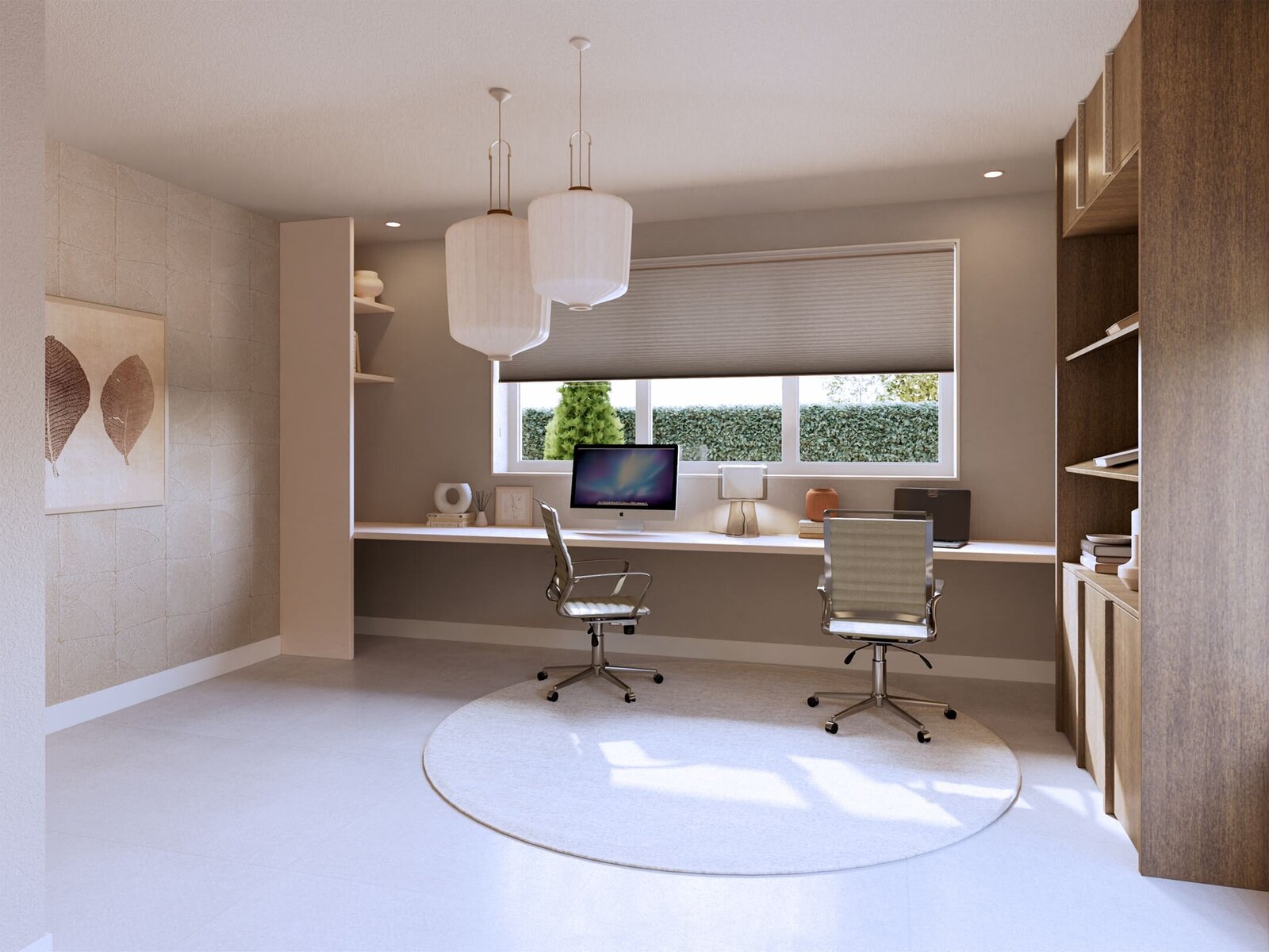BOU Living Interieur 3D Renders Project Castricum Kantoorplek