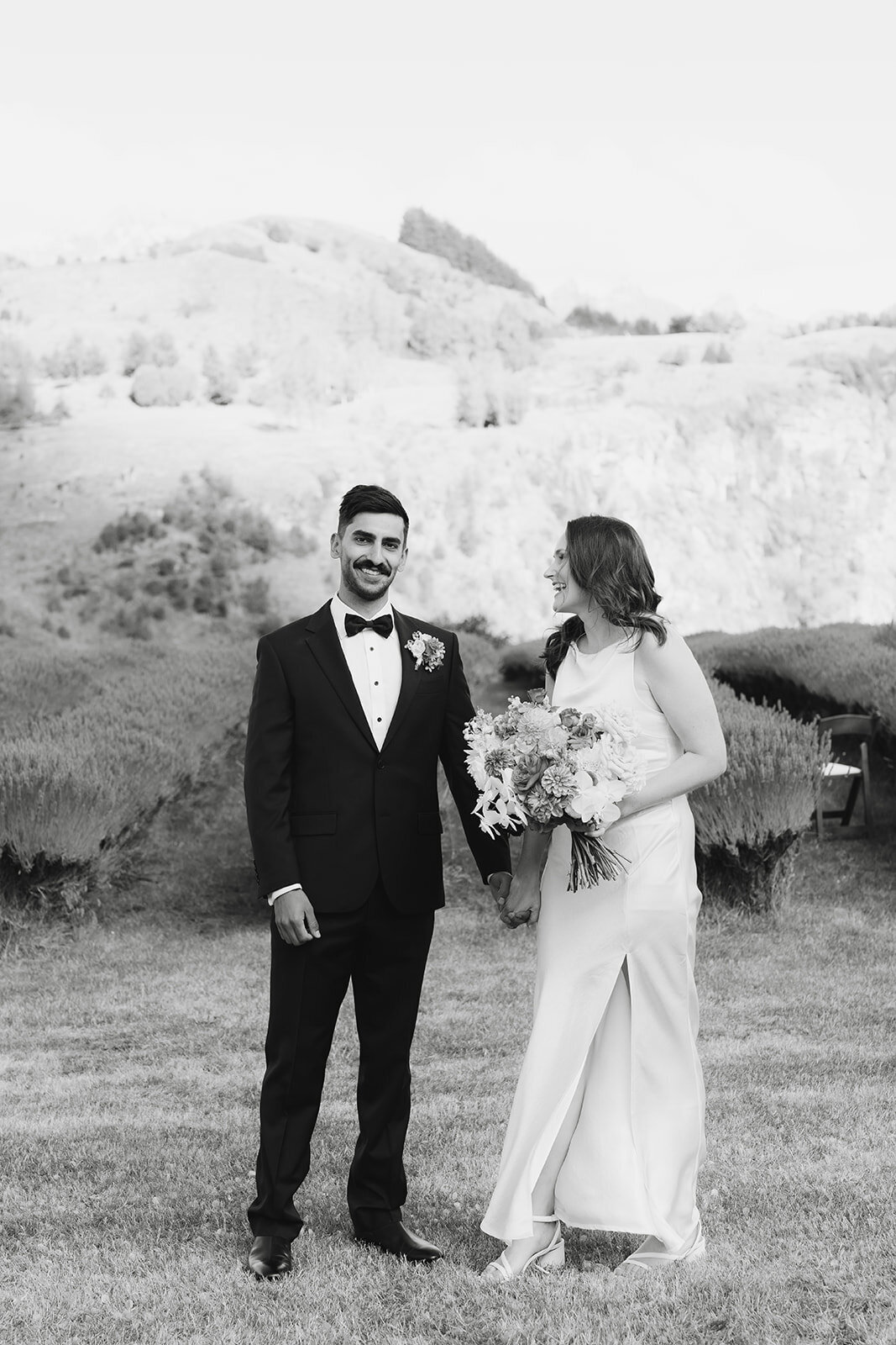 Wedding at Ben Lomond Lavender Farm