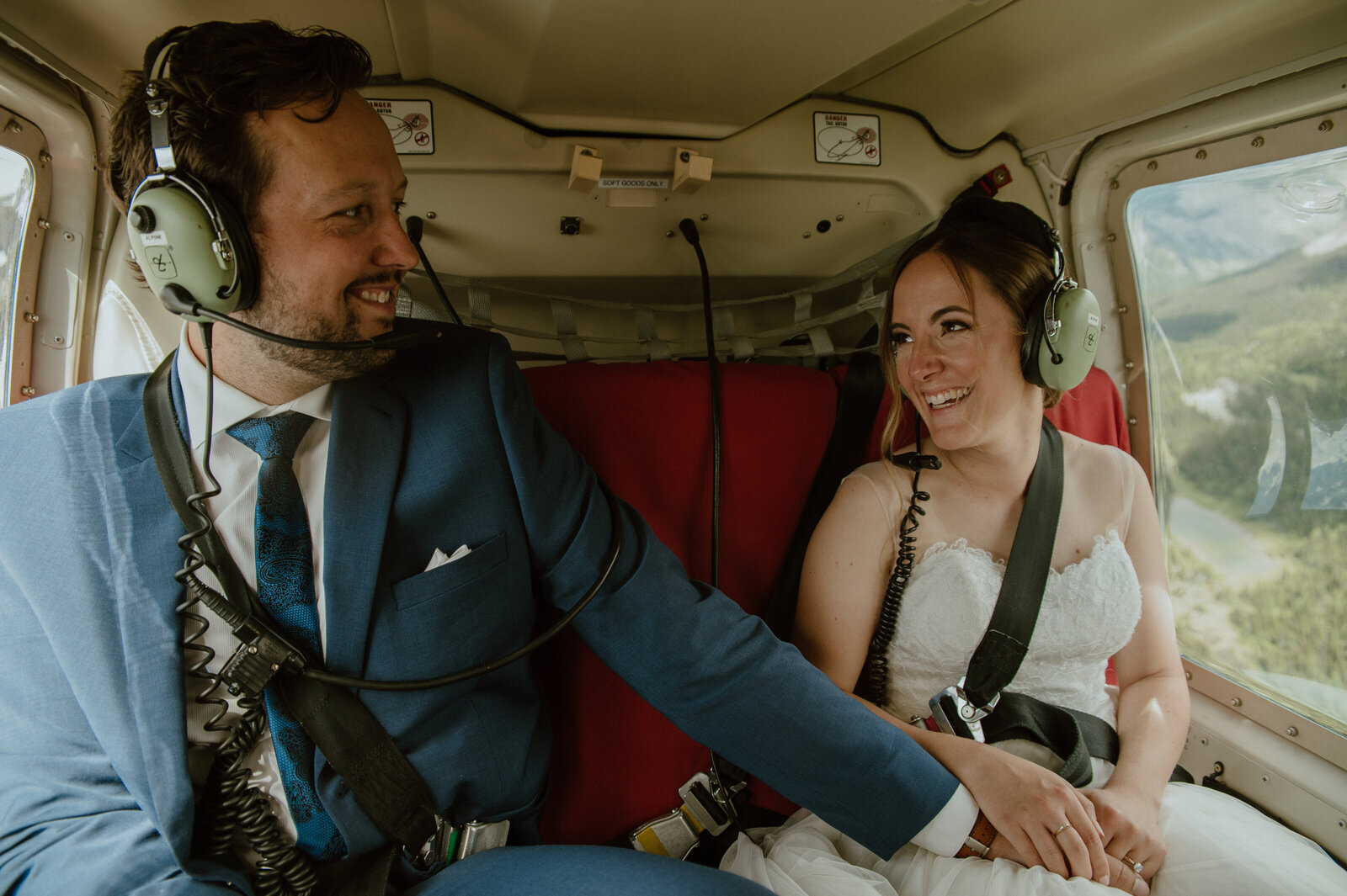 alberta helicopter elopement photographer