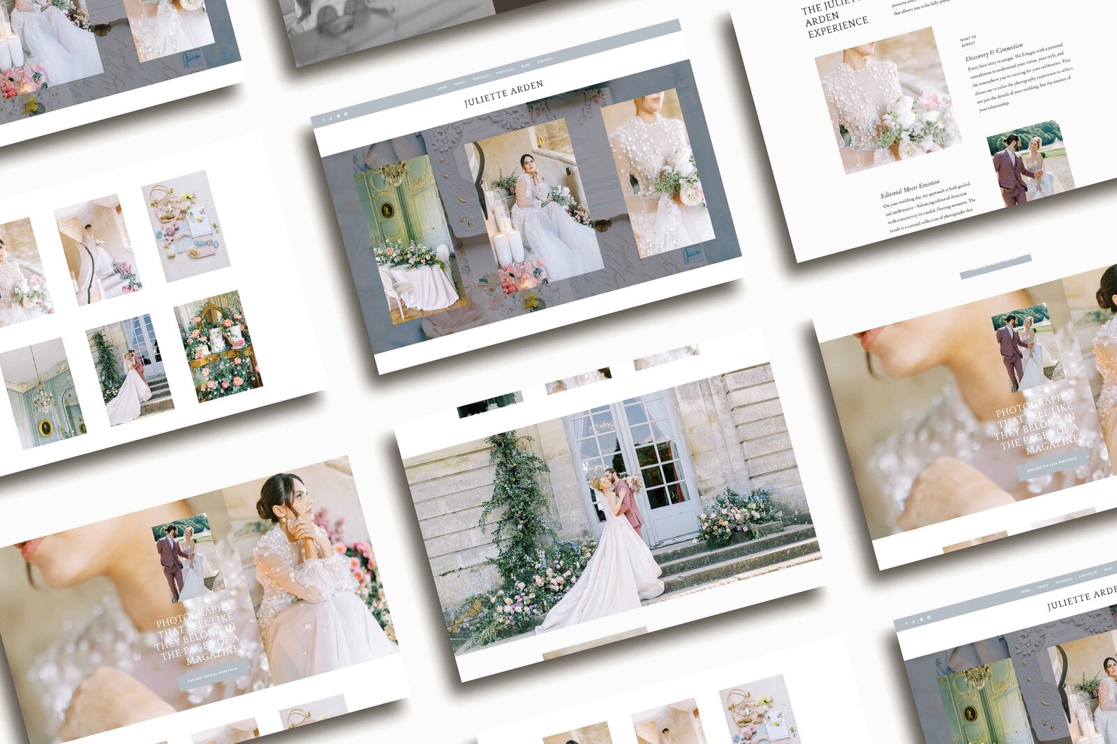 Juliette Arden Showit home page—story-first structure with refined typography and intuitive flow guiding visitors from intrigue to inquiry (3)