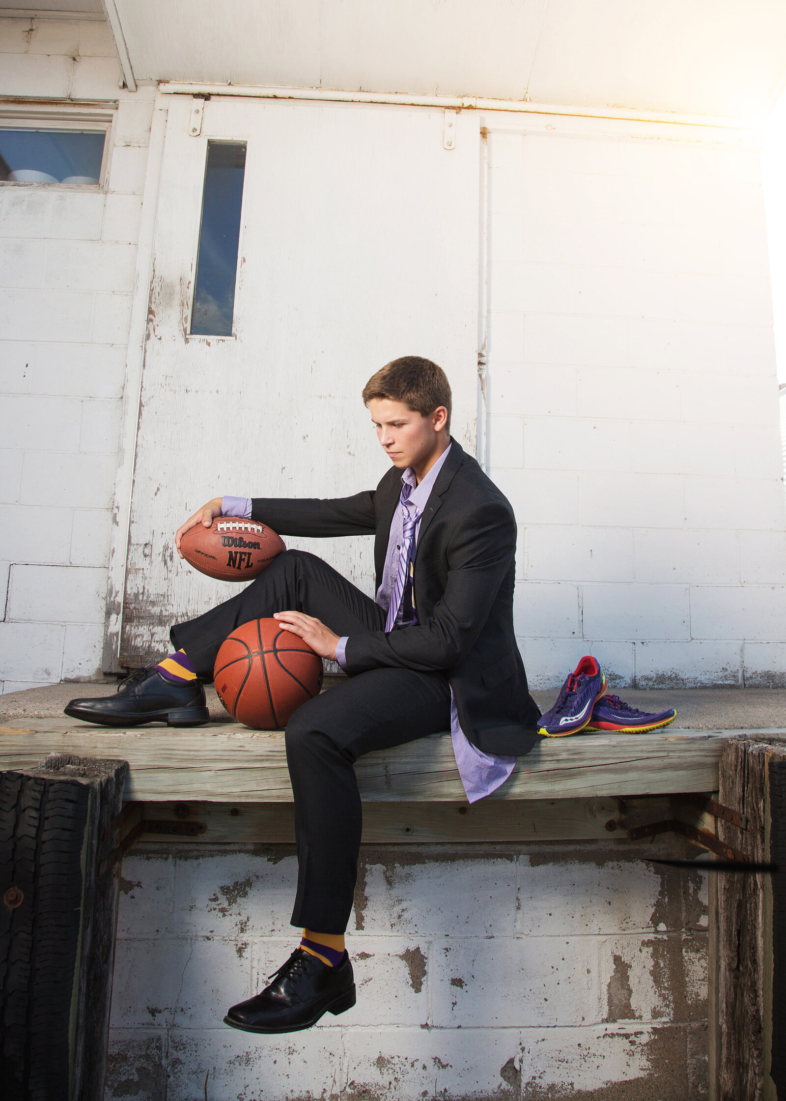 athlete senior pics
