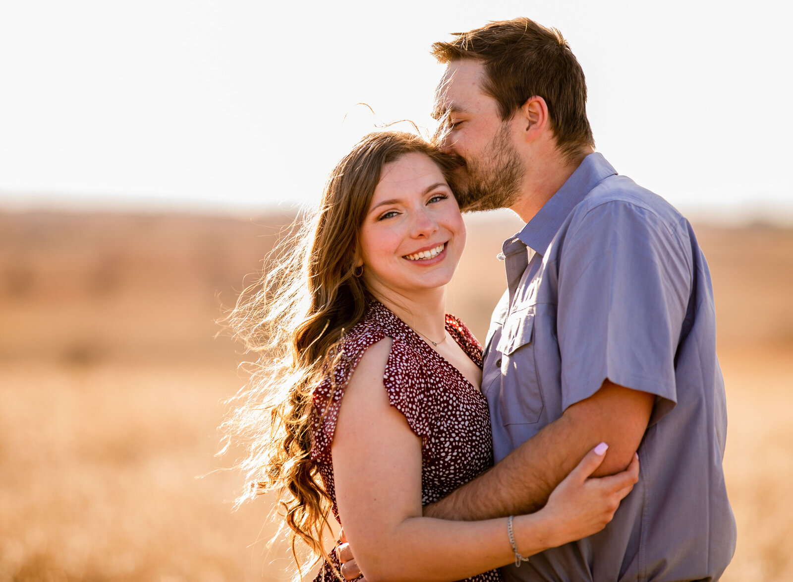 golden hour engagement