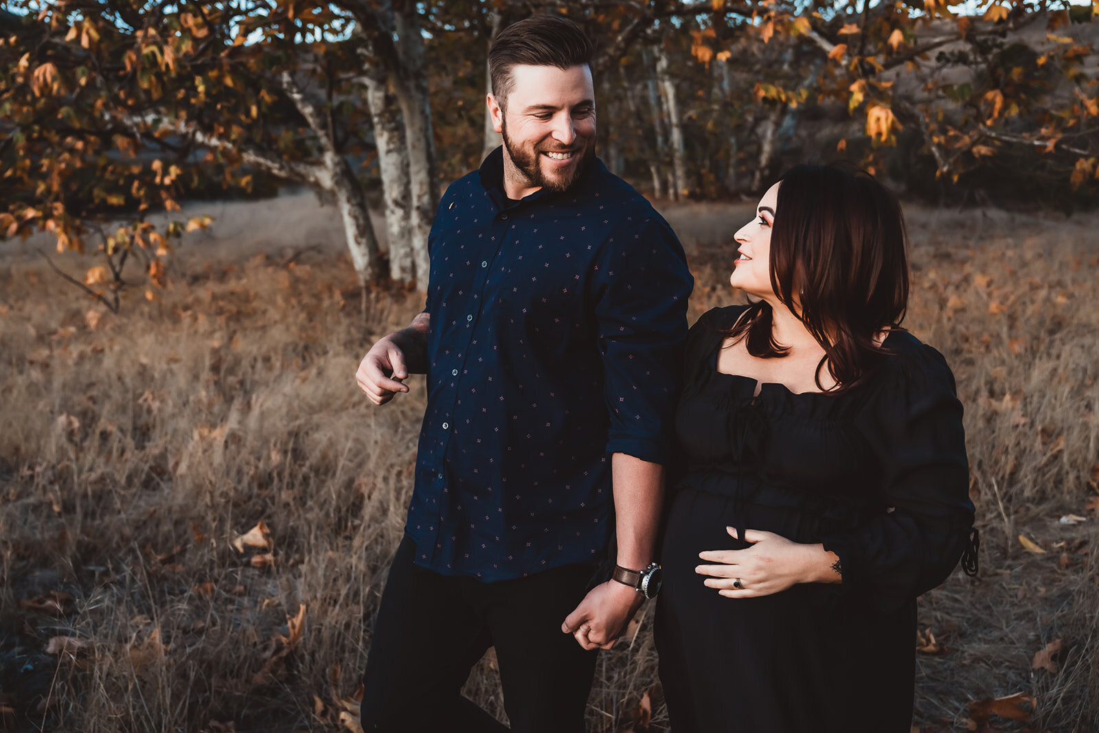 San Diego maternity photographer Mission Trails sunset maternity session-10