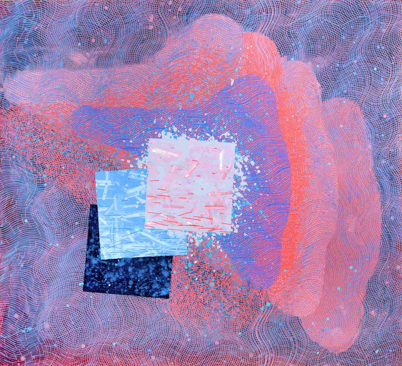 Space is a Dangerous Country - RE-entry, 2014 Oil on canvas 160 x 175 cm_11zon