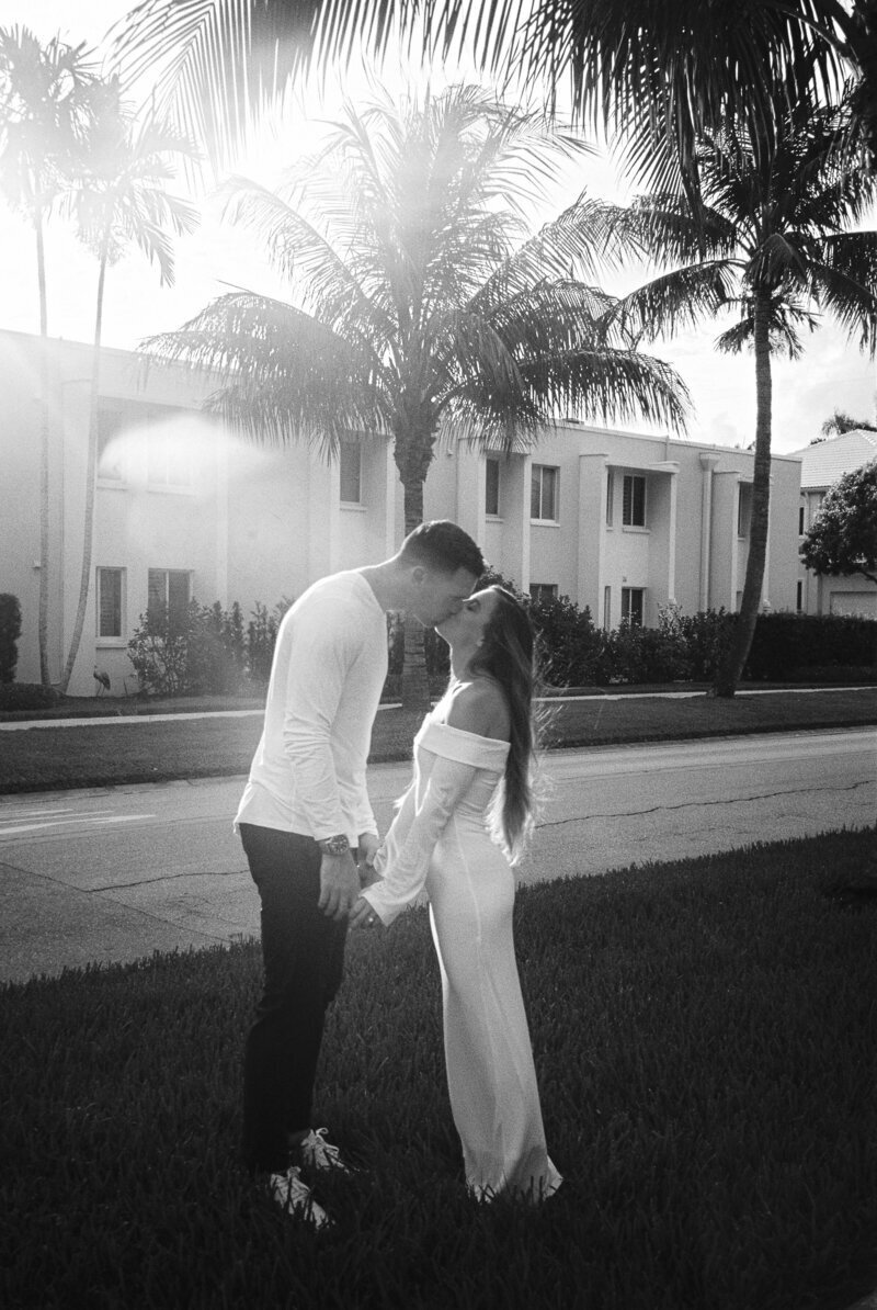 couple kissing taken by beach photographer naples fl