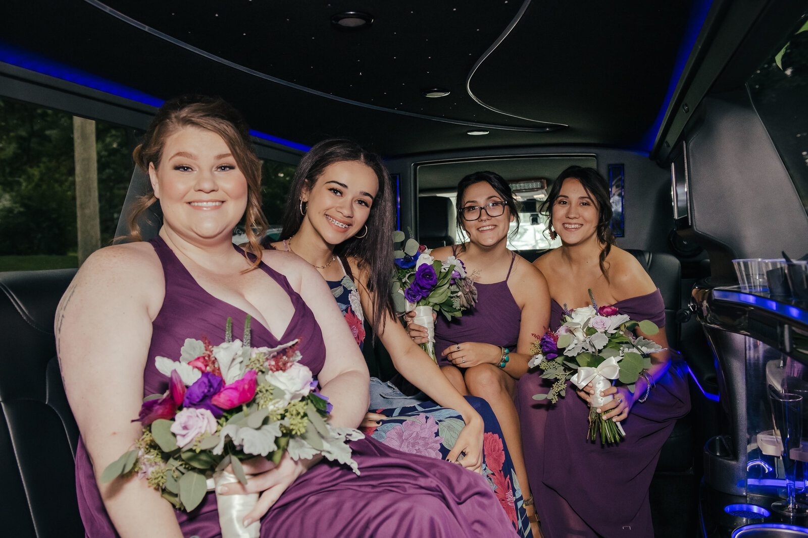 wedding-elgin-limousine-bridesmaids-wedding-party