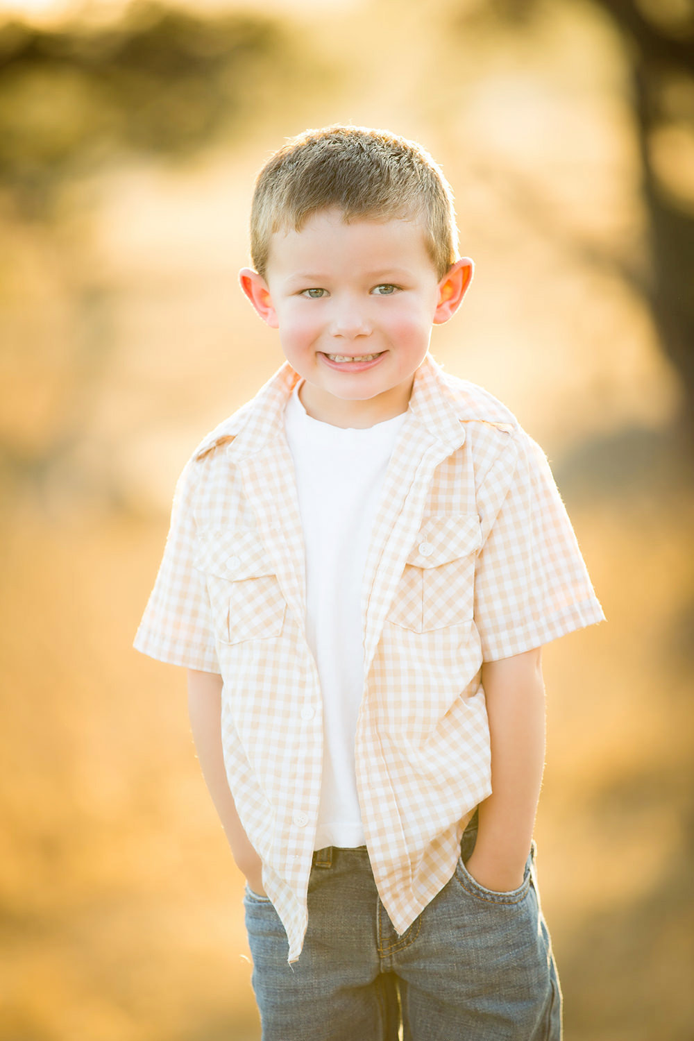 san diego family photography | little boy with a huge smile fall colors