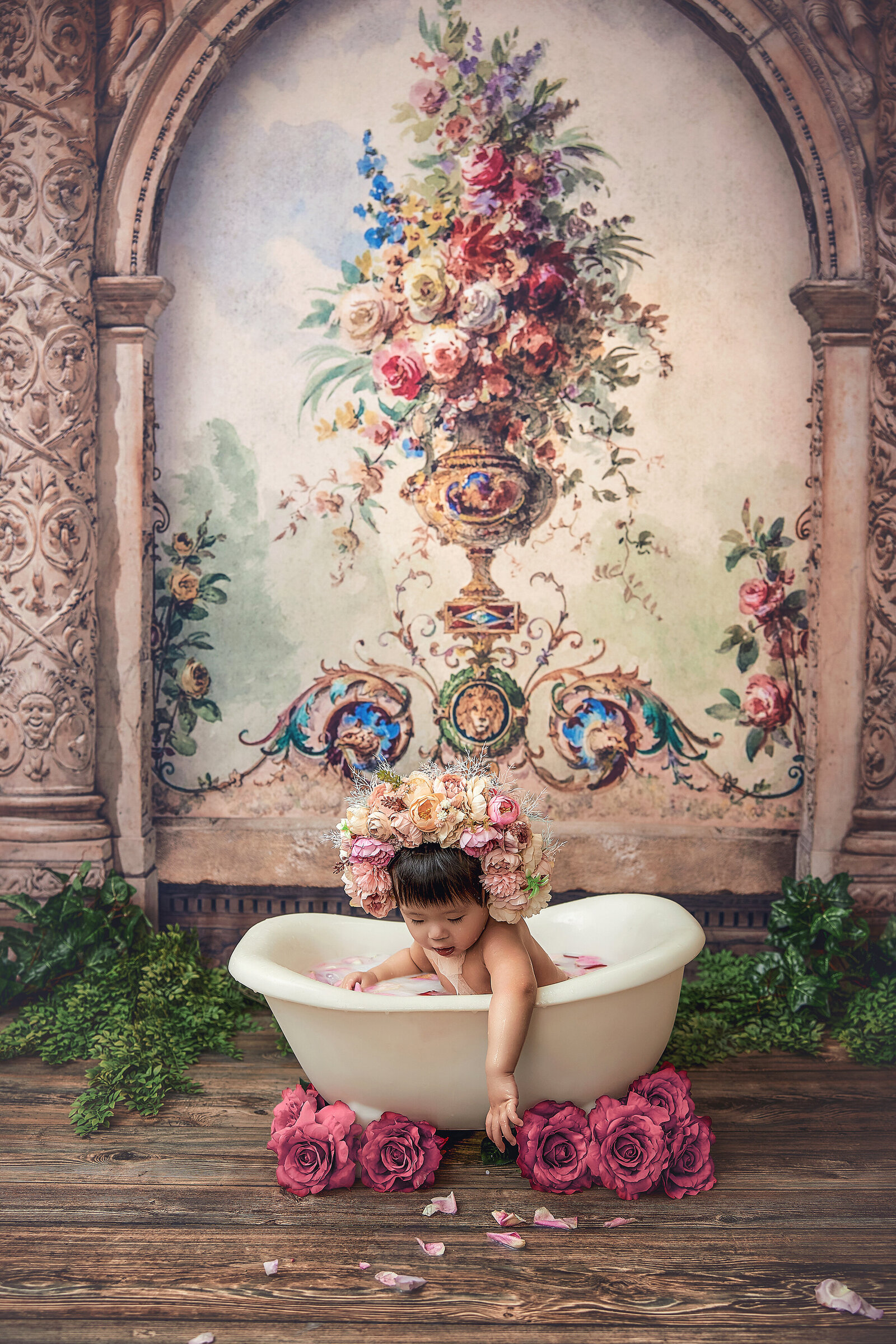atlanta-best-award-winning-children-baby-girl-portrait-studio-one-year-old-birthday-milestone-cake-smash-milk-bath-photography-photographer-twin-rivers-08