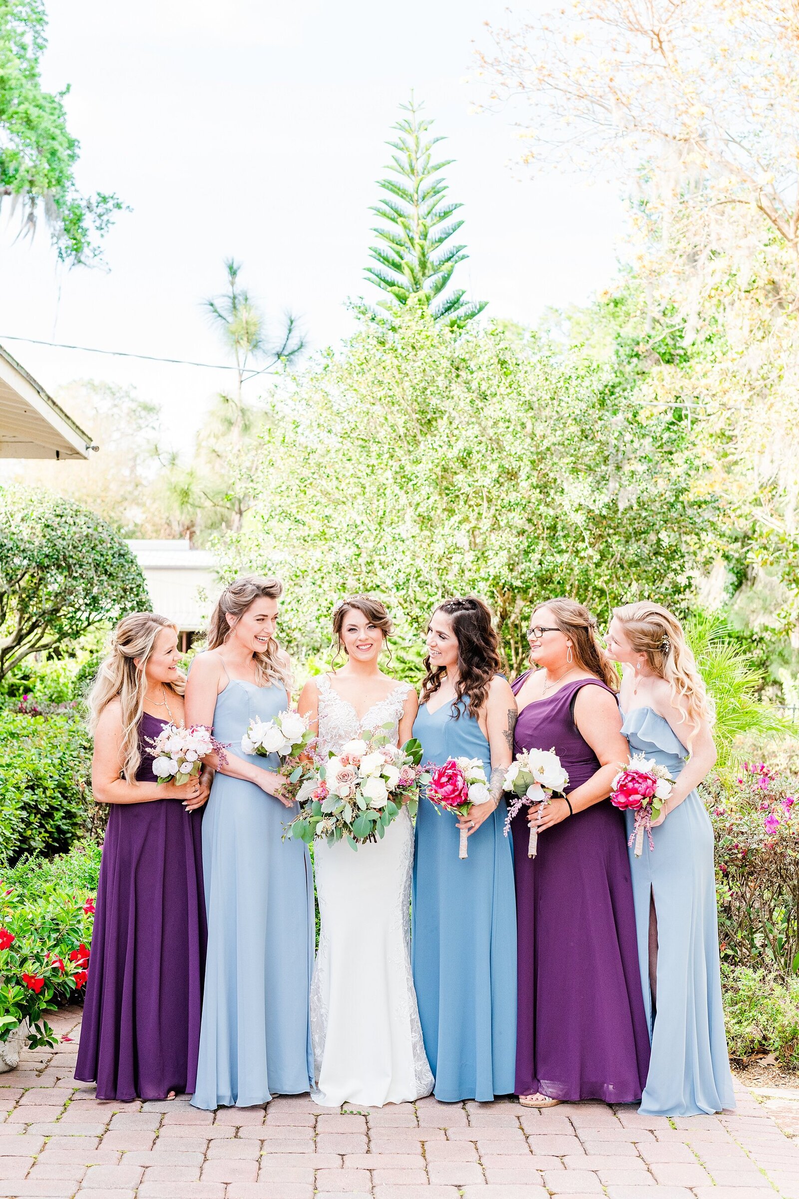 Blue Bridesmaid dresses | Town Manor | Chynna Pacheco Photography