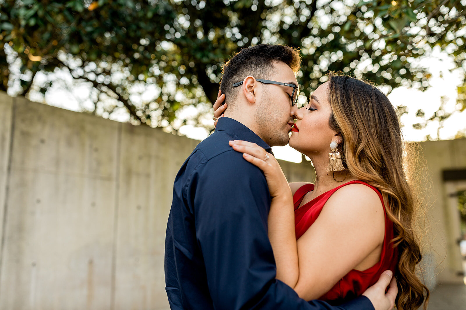Kori+Tommy_Memorial Park and Downtown Houston Engagements_29