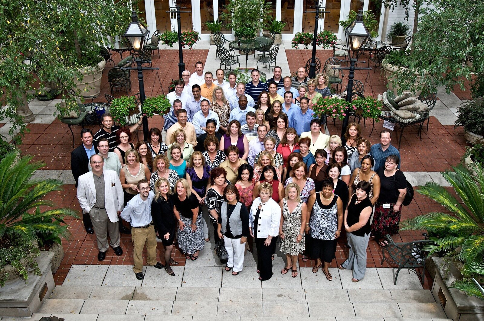 Large group shot for corporate meeting