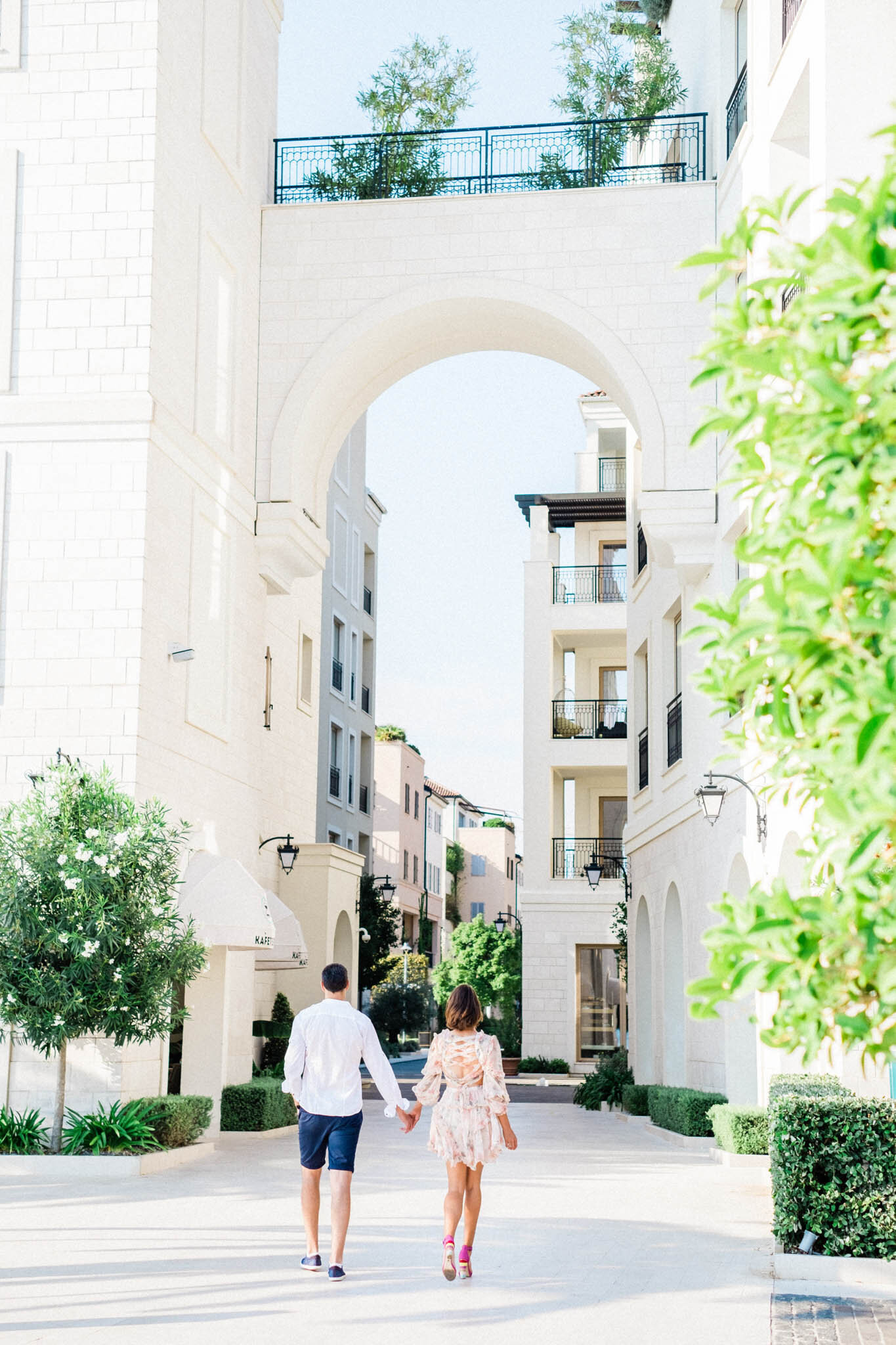 Porto Montenegro wedidng Planner and event designer engagement session tall and beautiful couple