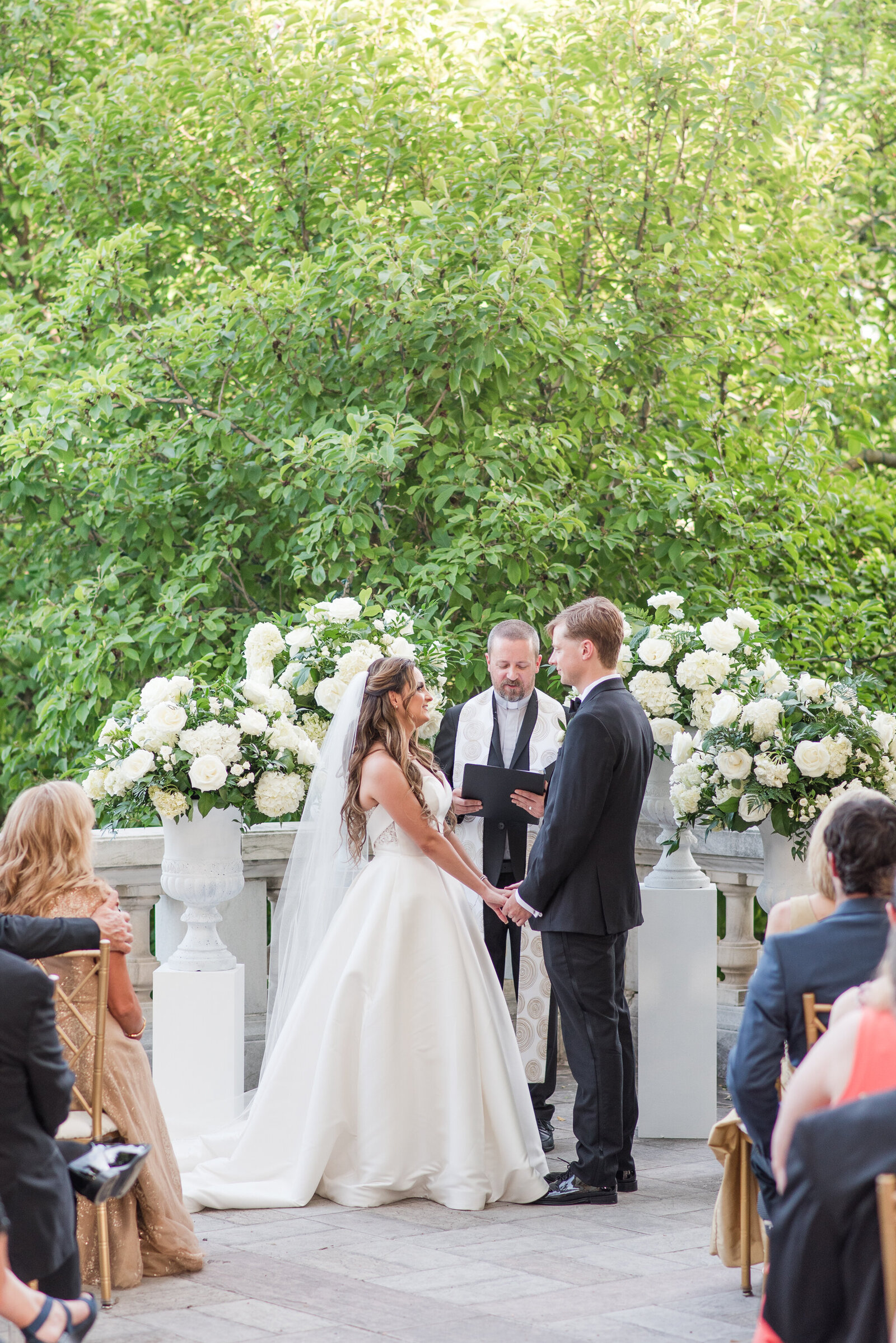 wedding ceremony at DAR in washignton DC