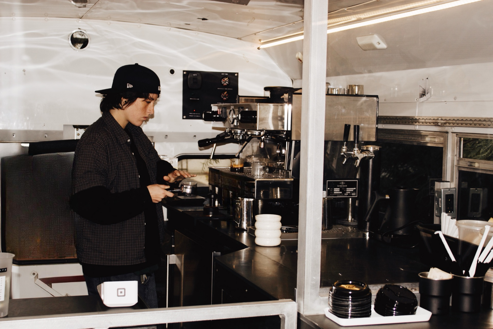 santa barbara coffee, mobile cafe, coffee truck, mobile espresso bar, coffee shop santa barbara, funk zone coffee