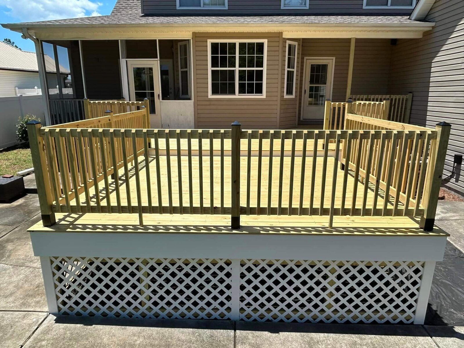 pressure treated deck myrtle beach