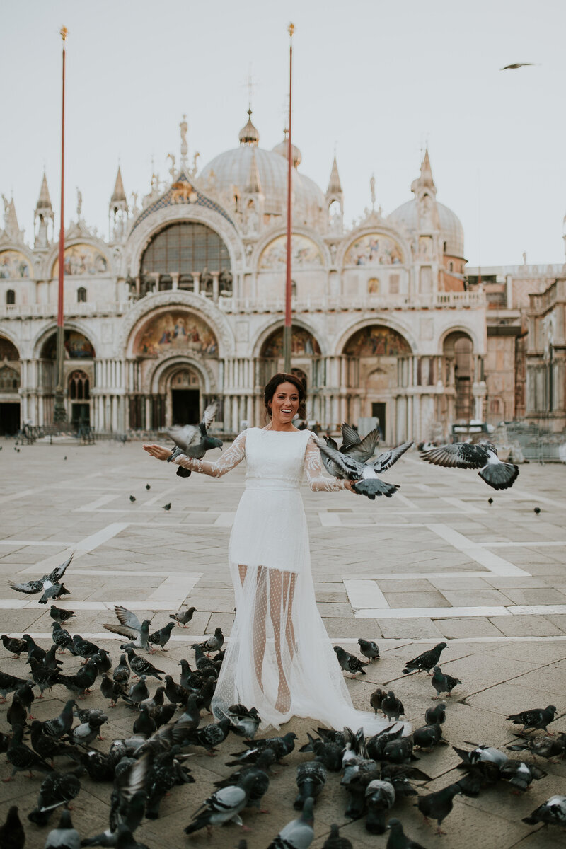Trouwjurk in italiê
