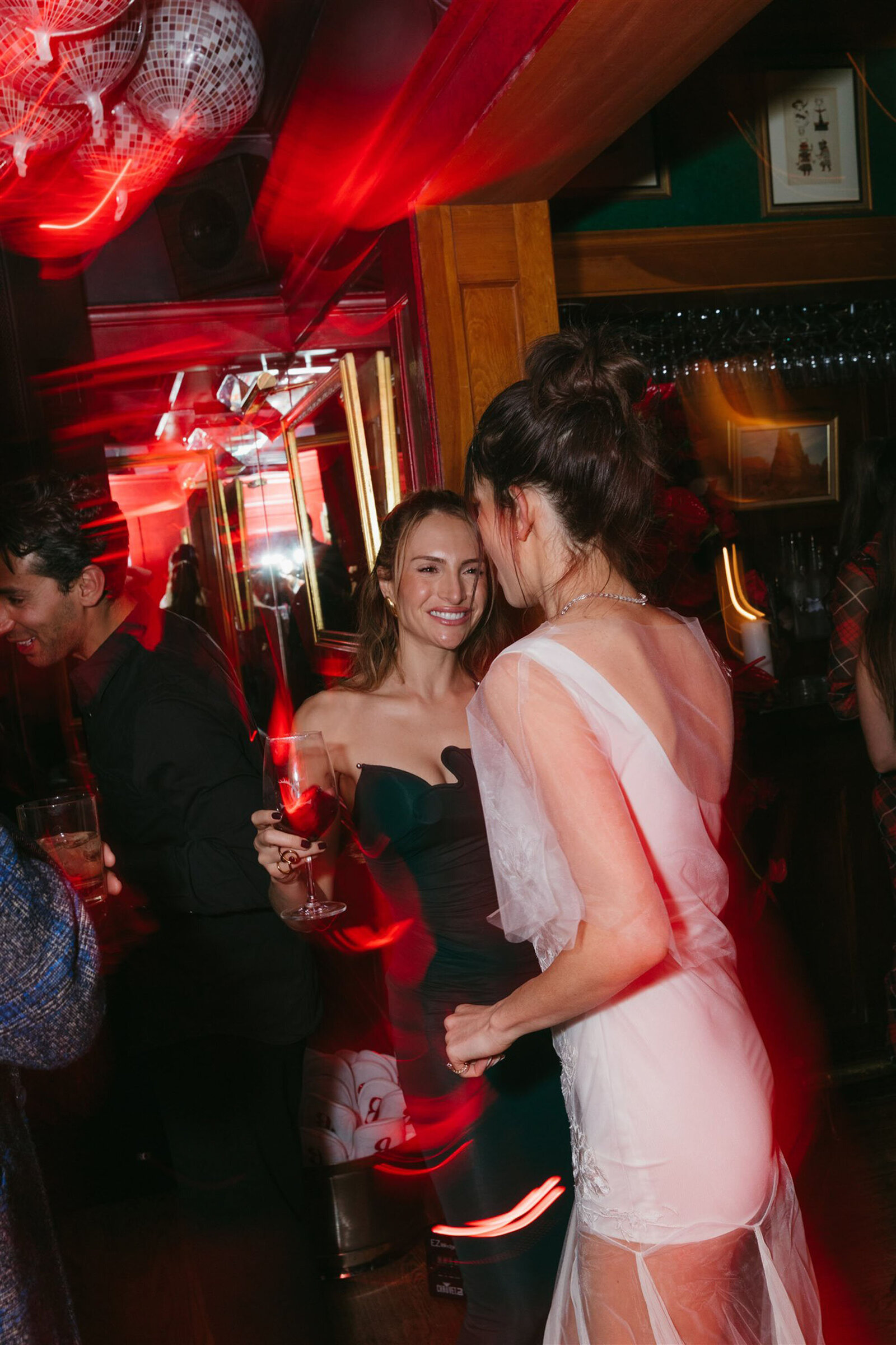 Stylish bride and groom at multi-day Aspen wedding with upscale decor and alpine scenery