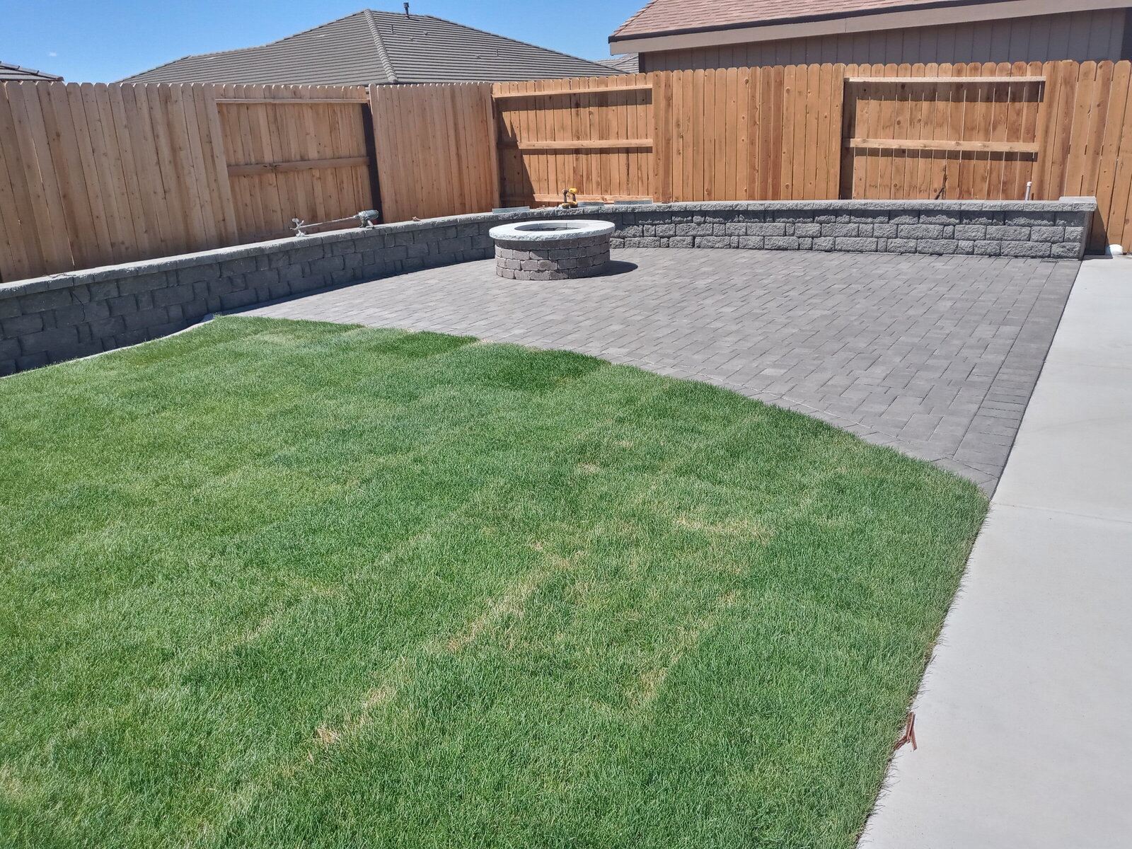 Residential landscaping and masonry in Reno