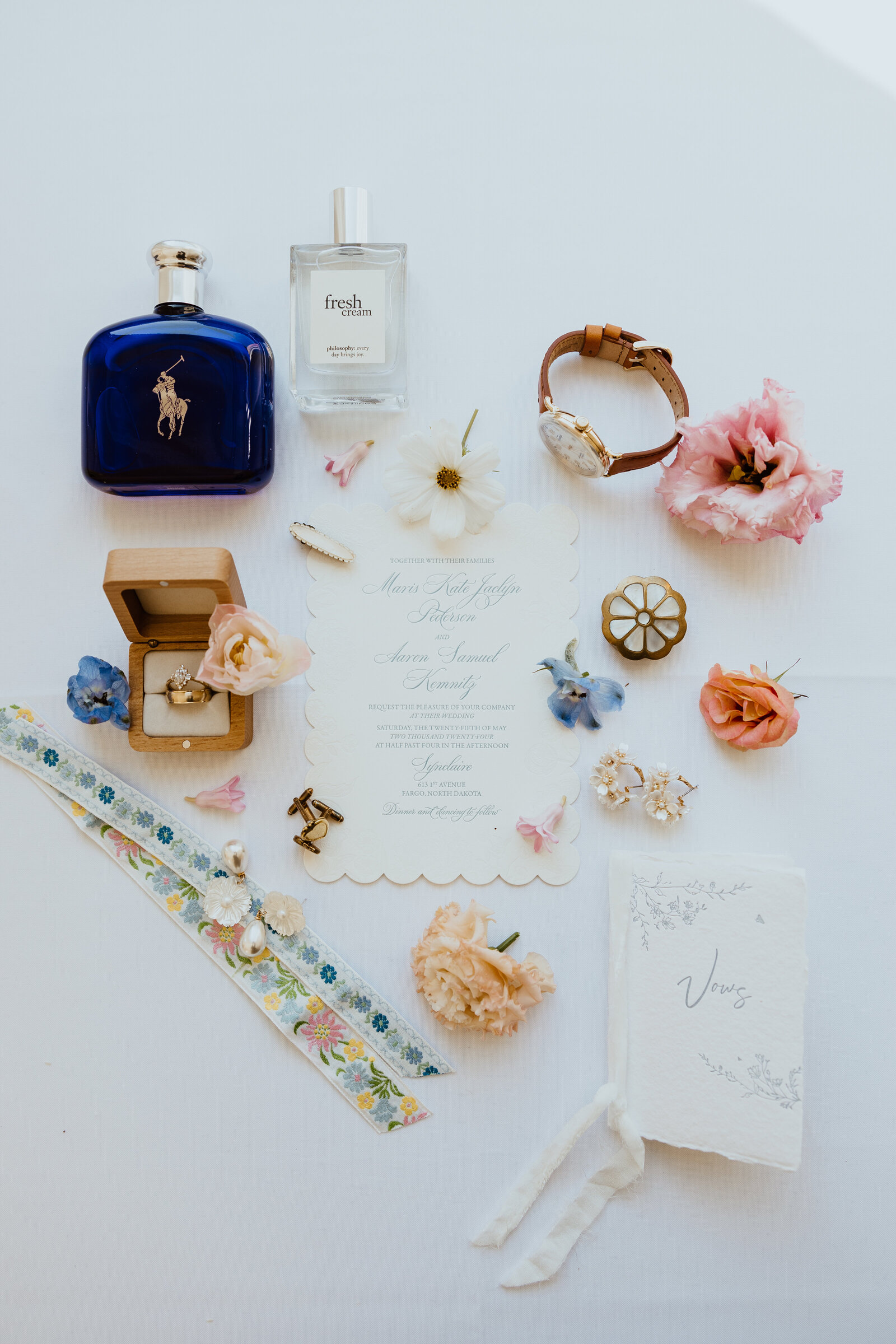 garden party wedding details