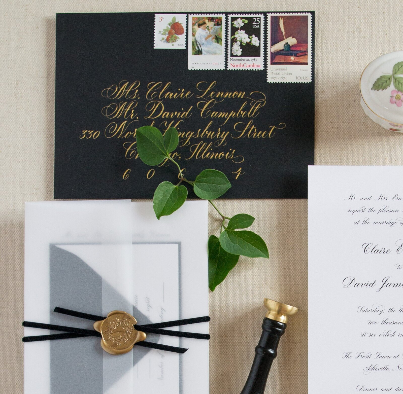 Wedding Envelope Calligraphy